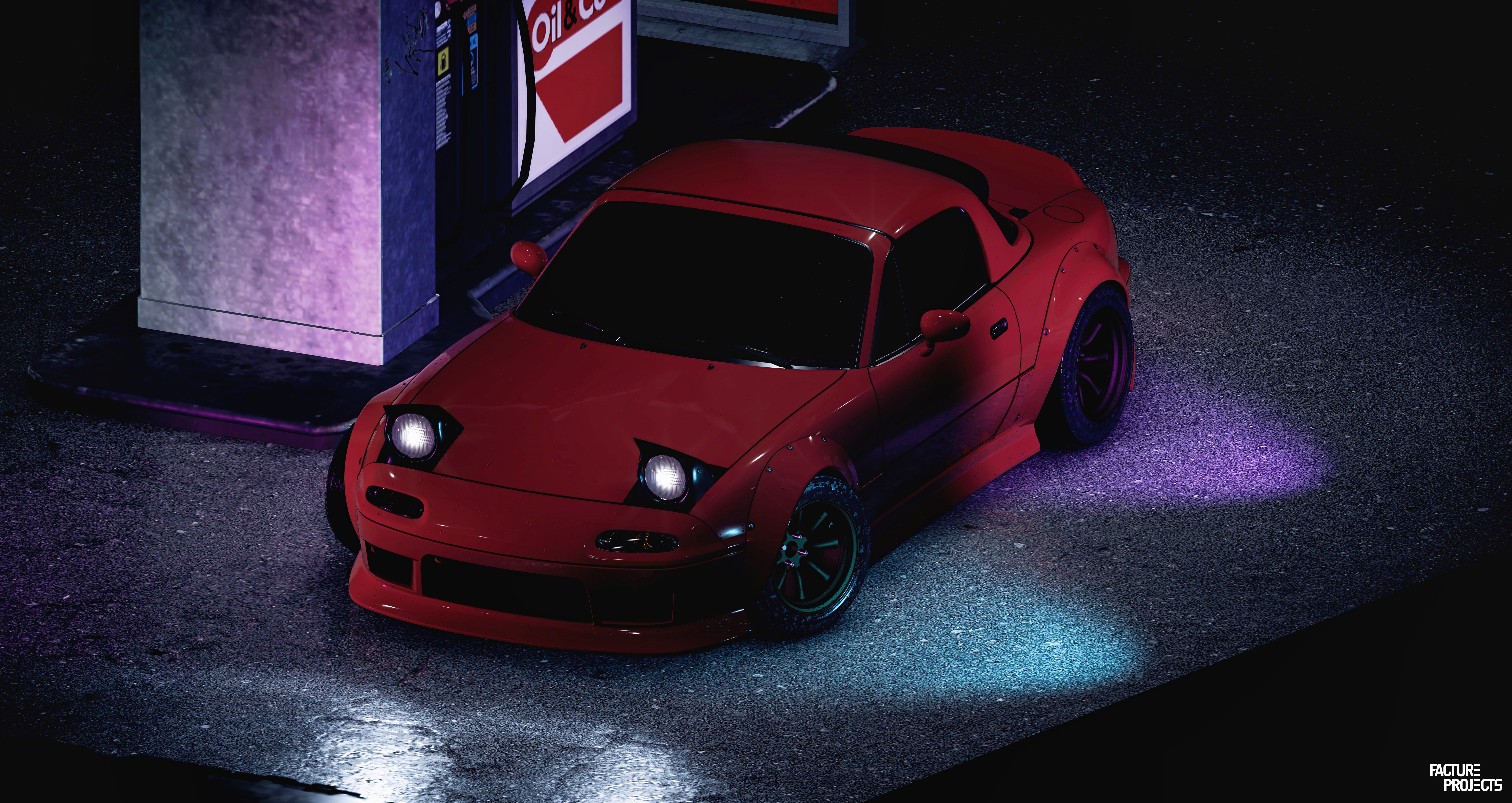 Red Mazda MX-5 from Need for Speed 2015 HD Wallpaper