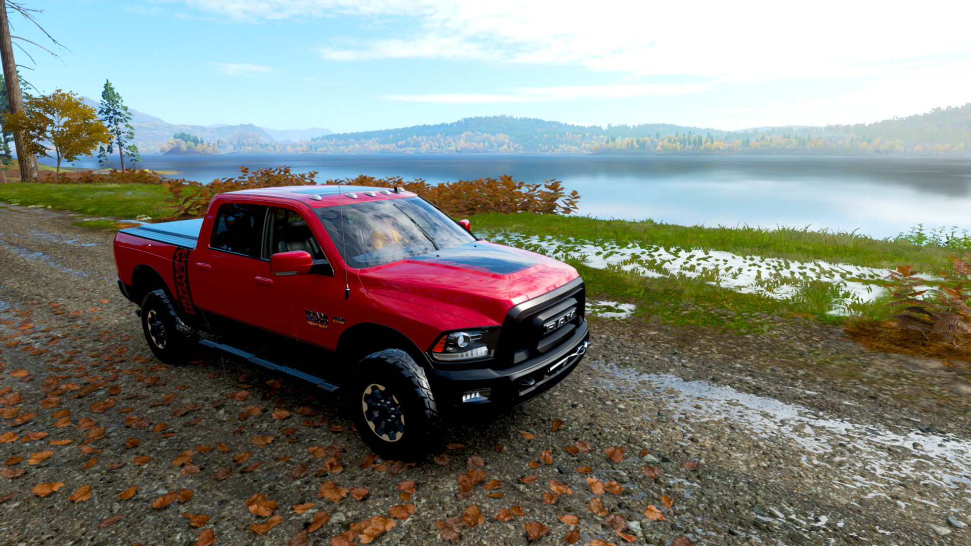 Red Ram Truck in Forza Horizon 4 HD Wallpaper