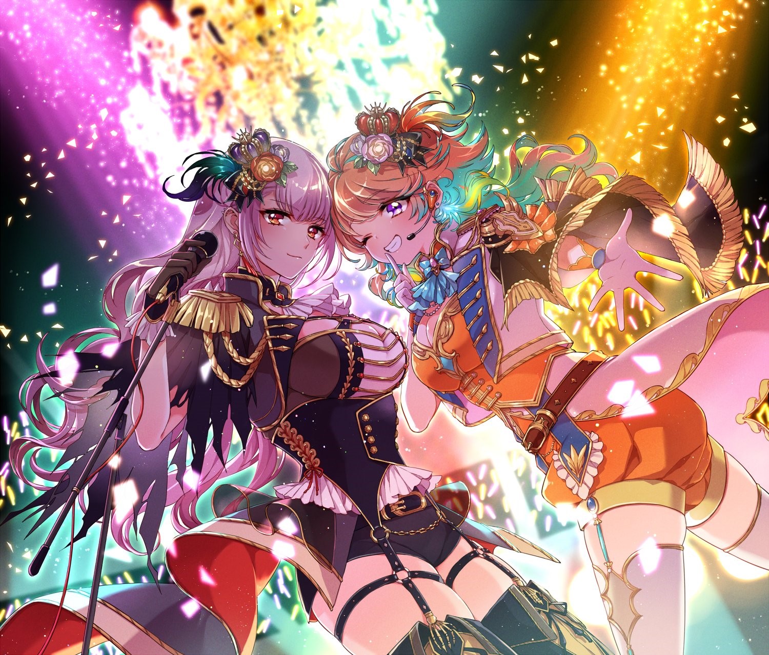 Mori Calliope and Takanashi Kiara from Hololive performing HD Wallpaper