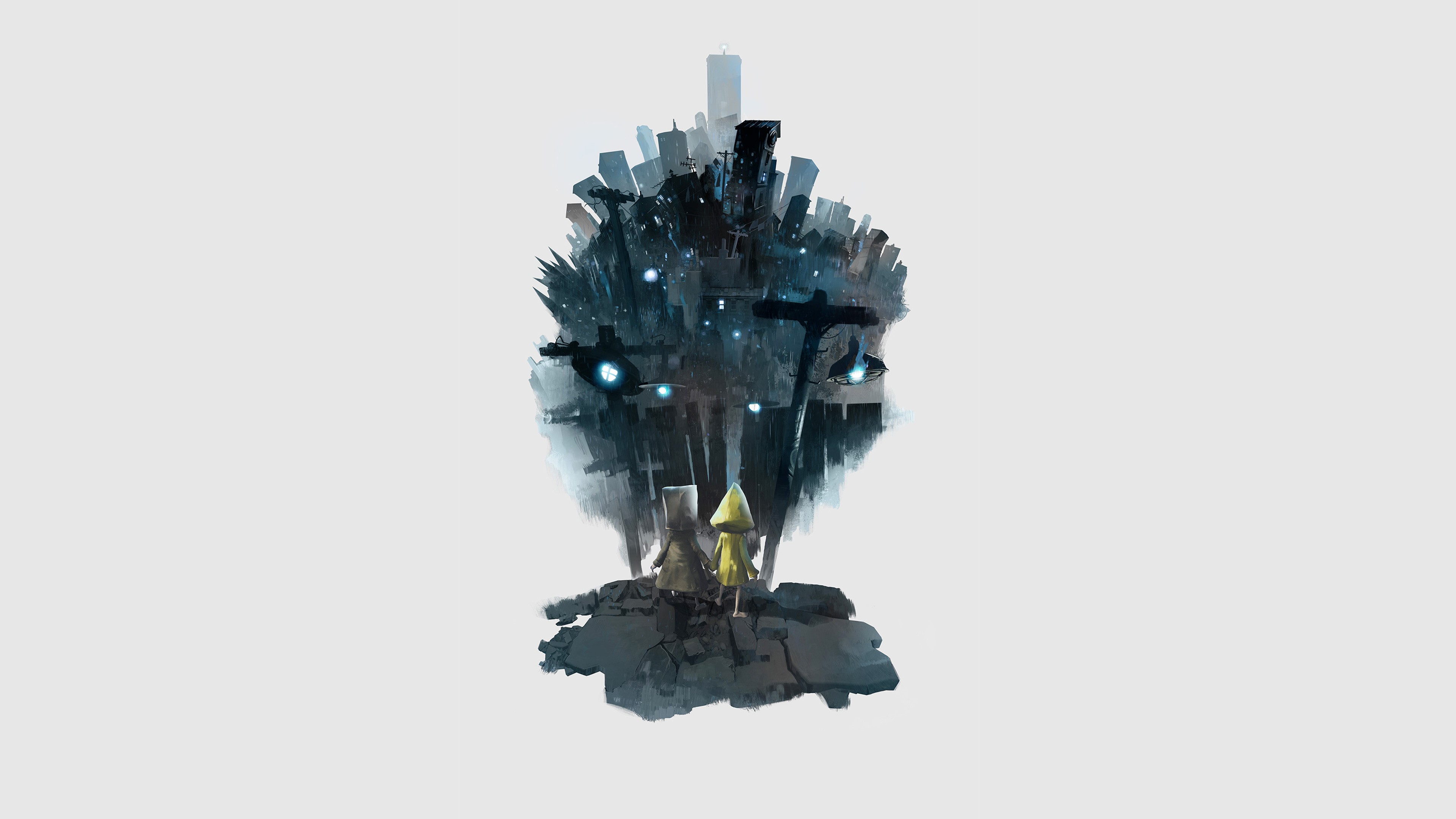 4K Little Nightmares 2 Video Game Characters HD Wallpaper