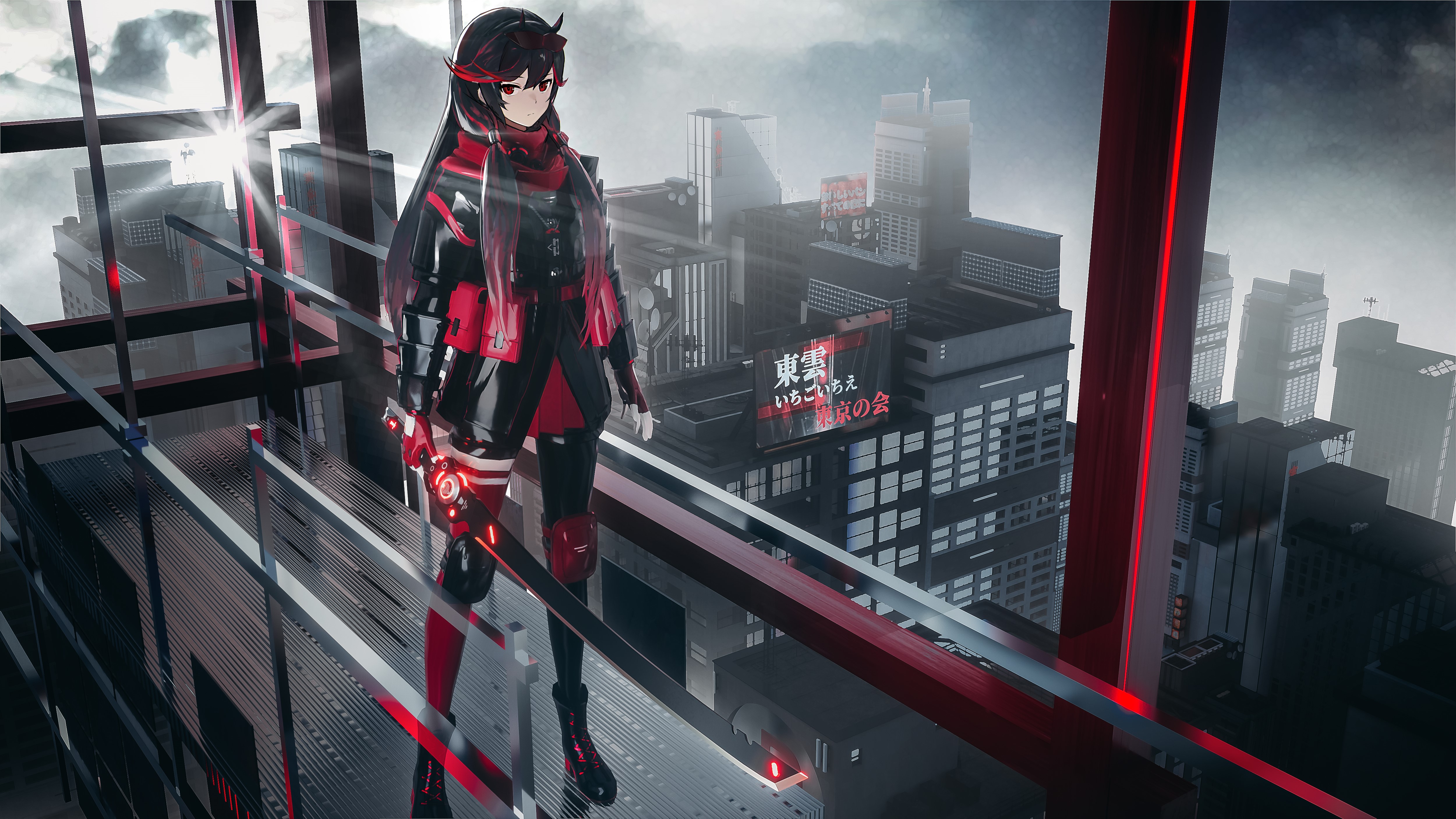 4K anime girl from Punishing: Gray Raven HD Wallpaper