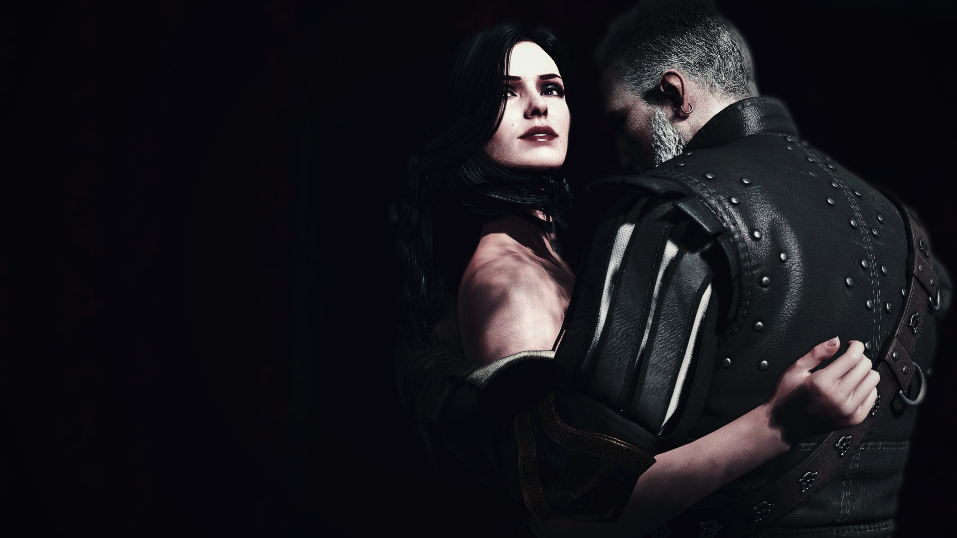 Yennefer of Vengerberg and Geralt from The Witcher 3 HD Wallpaper