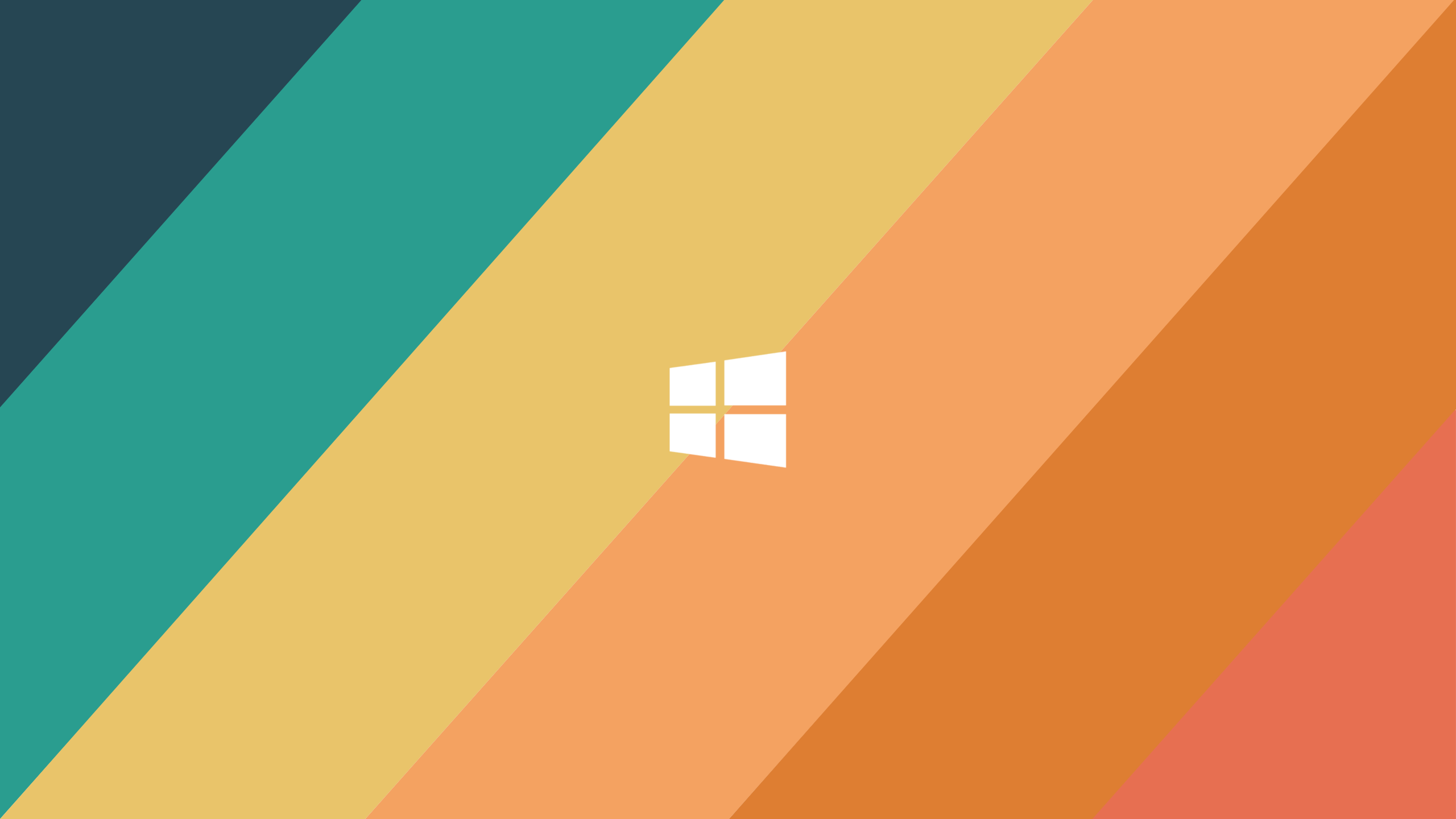 Windows 10 Logo Minimalist Colorful Stripes HD Wallpaper