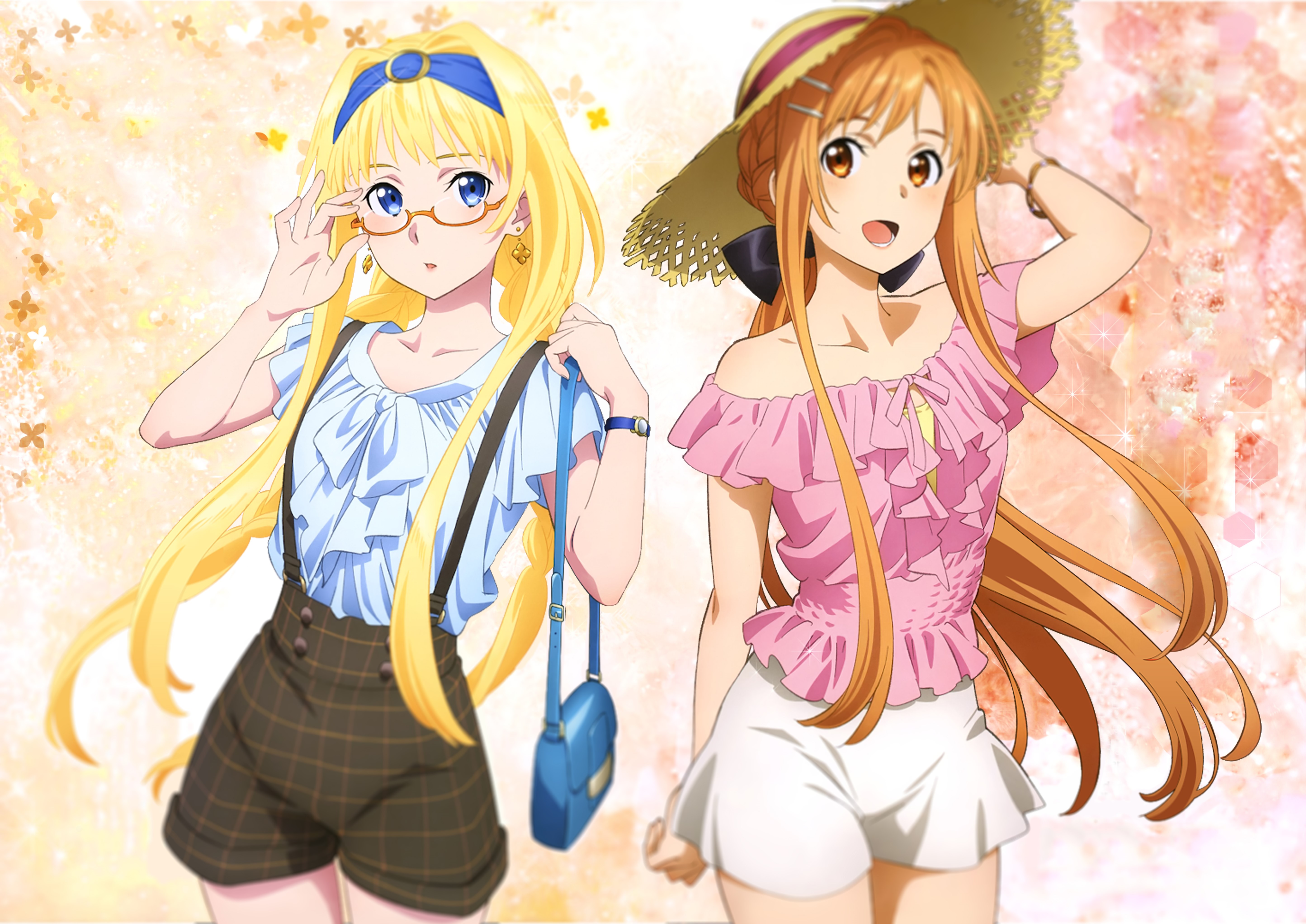 Alice Zuberg and Yuuki Asuna from Sword Art Online HD Wallpaper