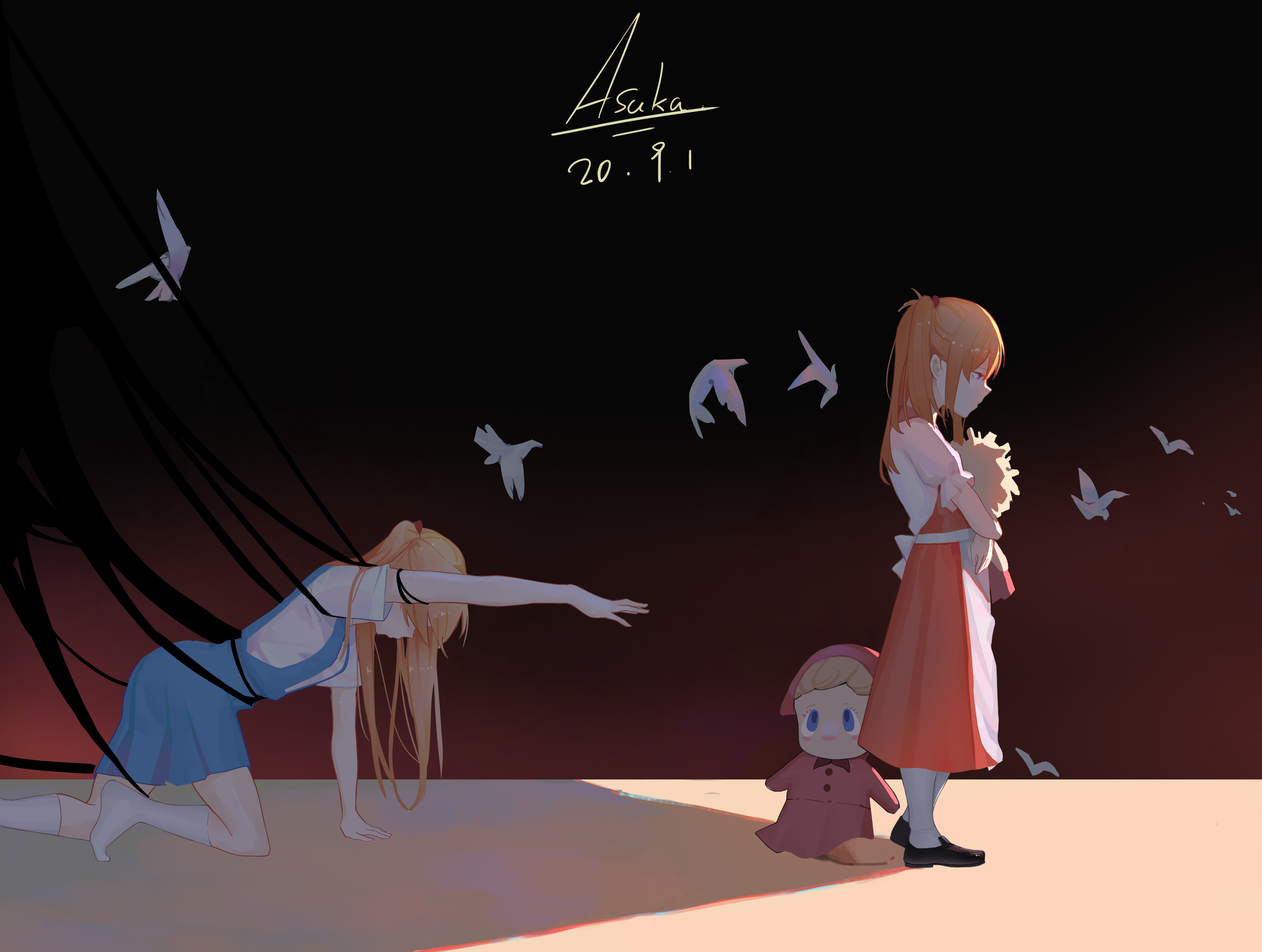 Asuka Langley Soryu from Neon Genesis Evangelion HD Wallpaper
