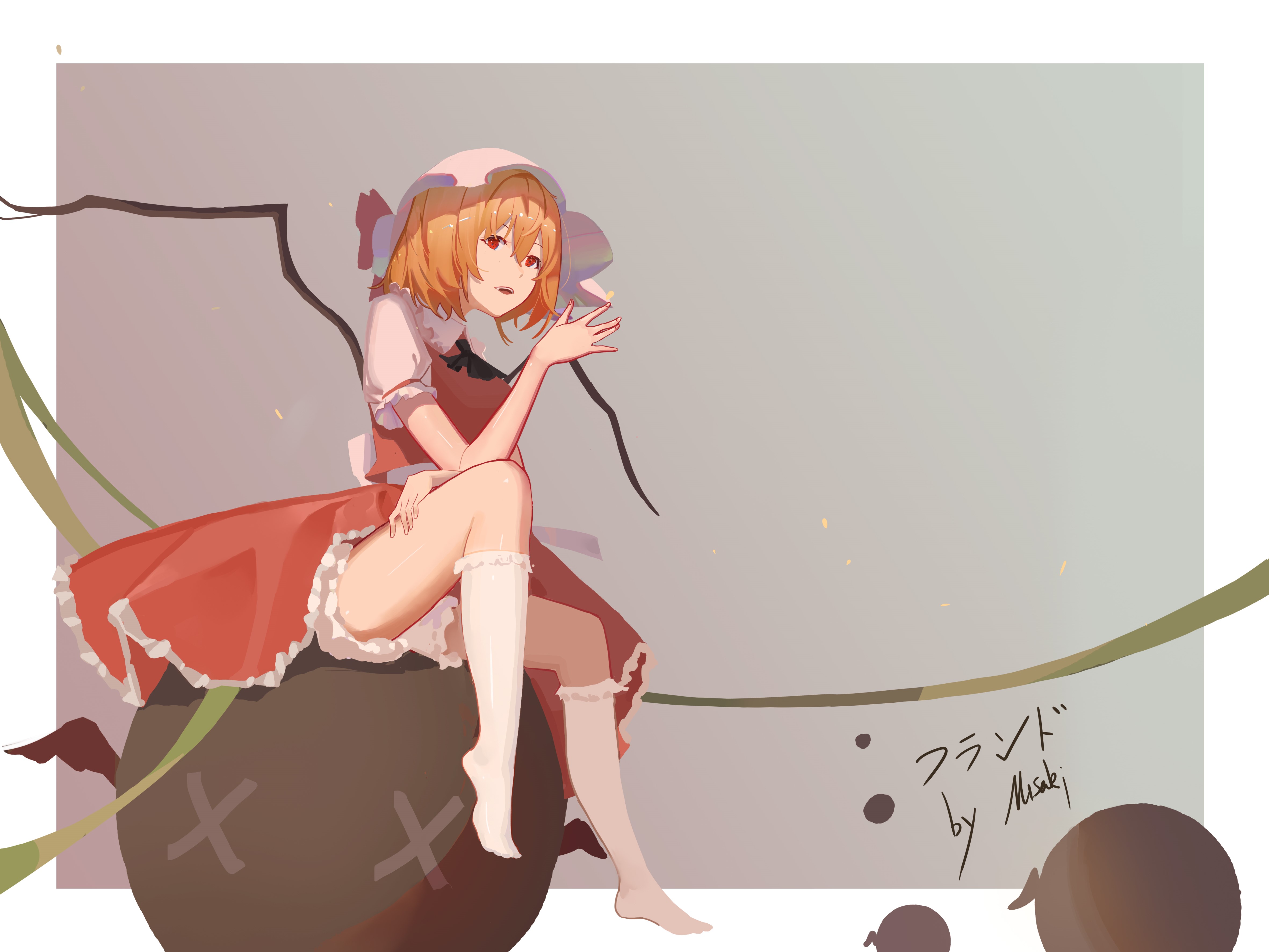 Flandre Scarlet from Touhou HD Wallpaper