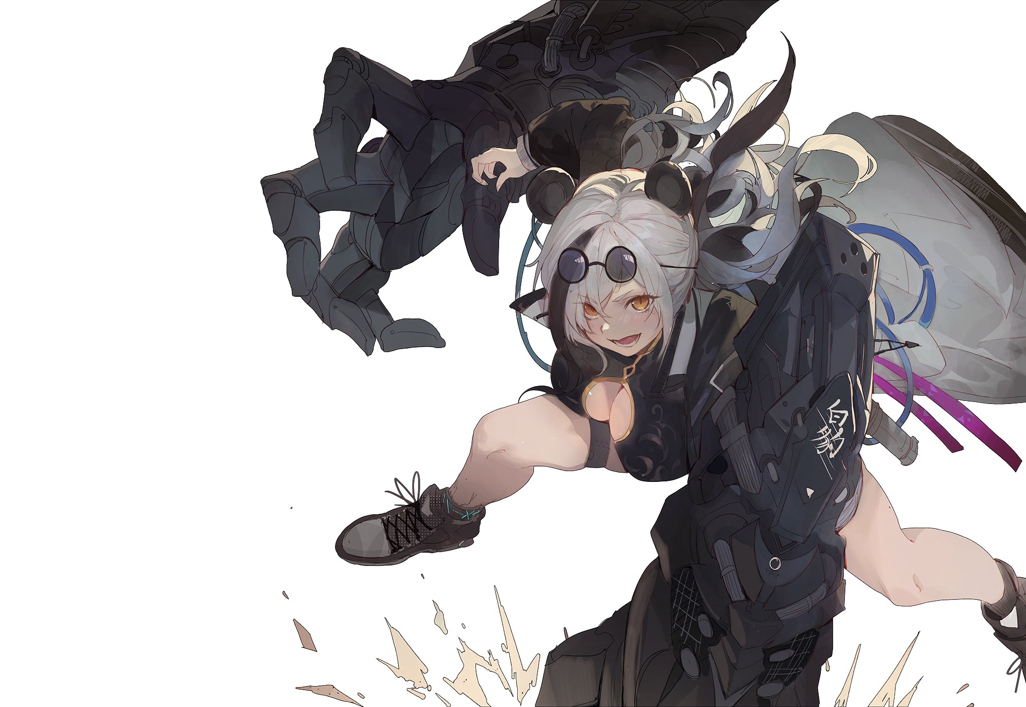 FEater from Arknights with mechanical arm HD Wallpaper