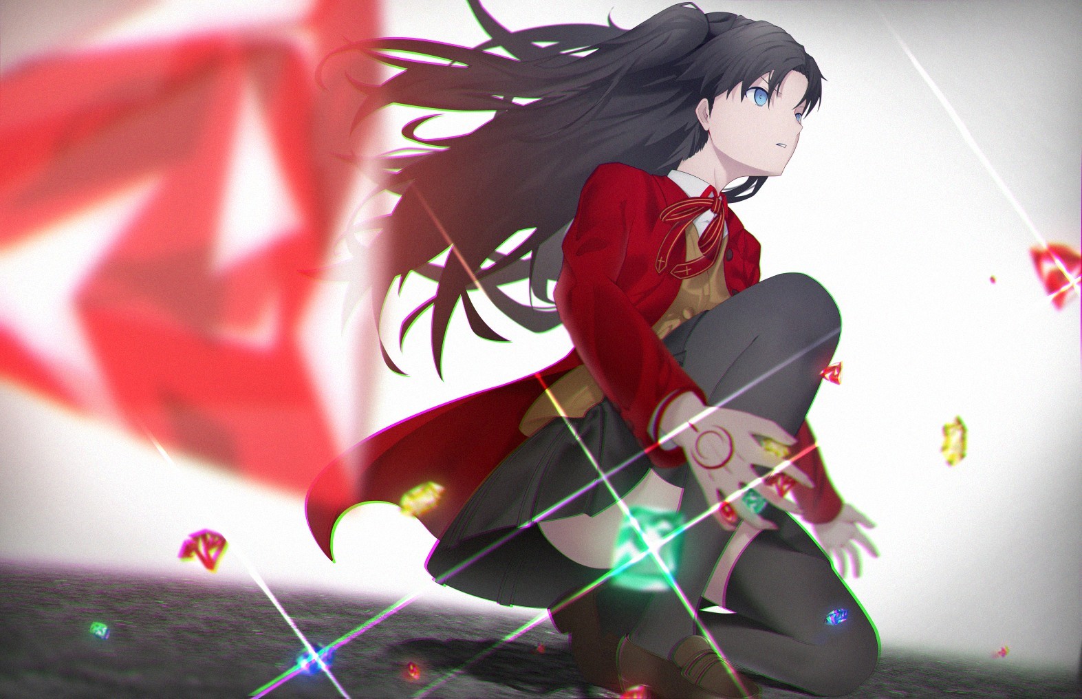 Rin Tohsaka from Fate/Grand Order HD Wallpaper