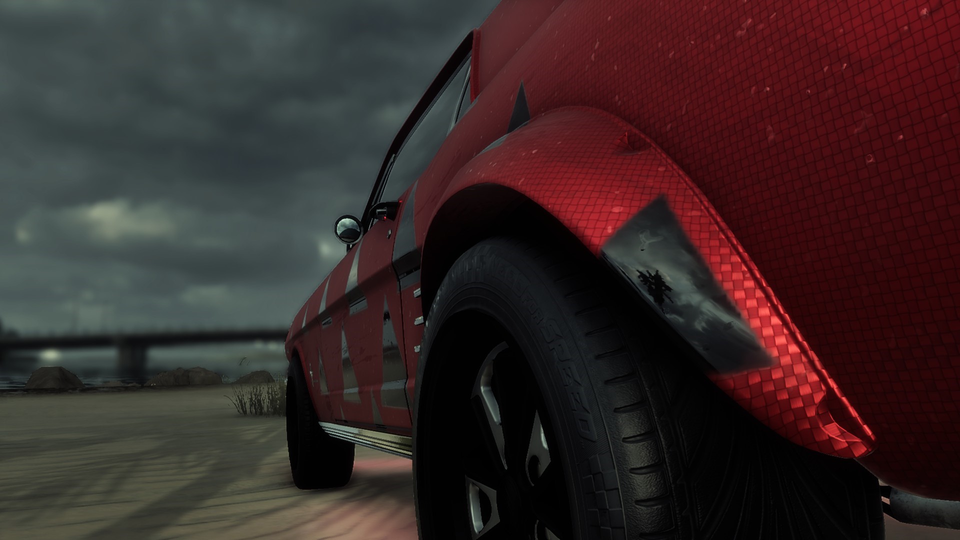 Red Ford Mustang from Need for Speed HD Wallpaper