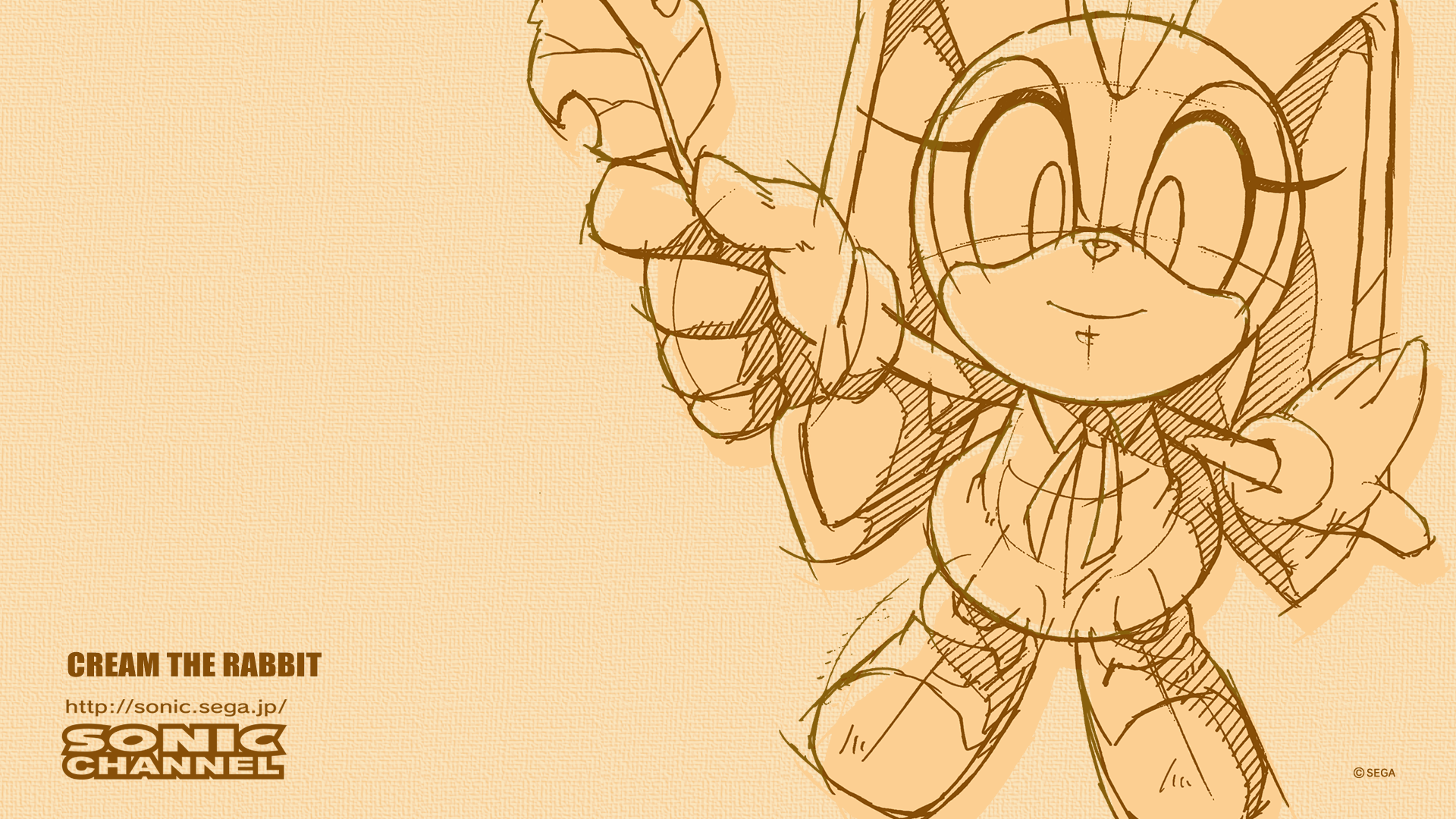 Cream the Rabbit from Sonic the Hedgehog HD Wallpaper