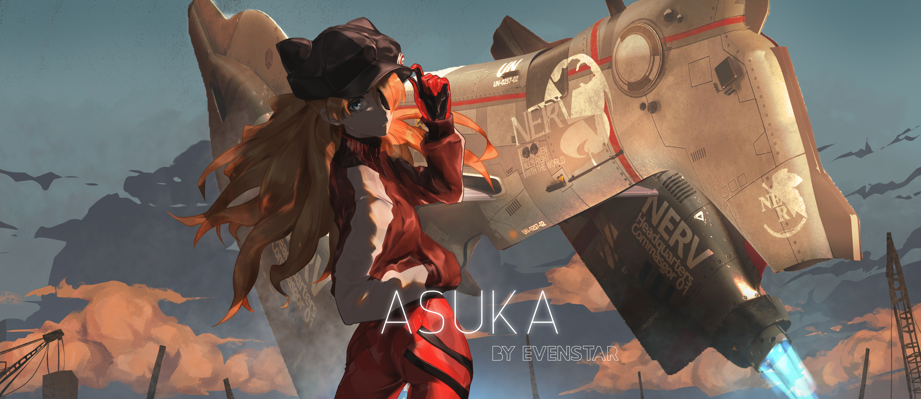 Asuka Langley Soryu from Neon Genesis Evangelion HD Wallpaper