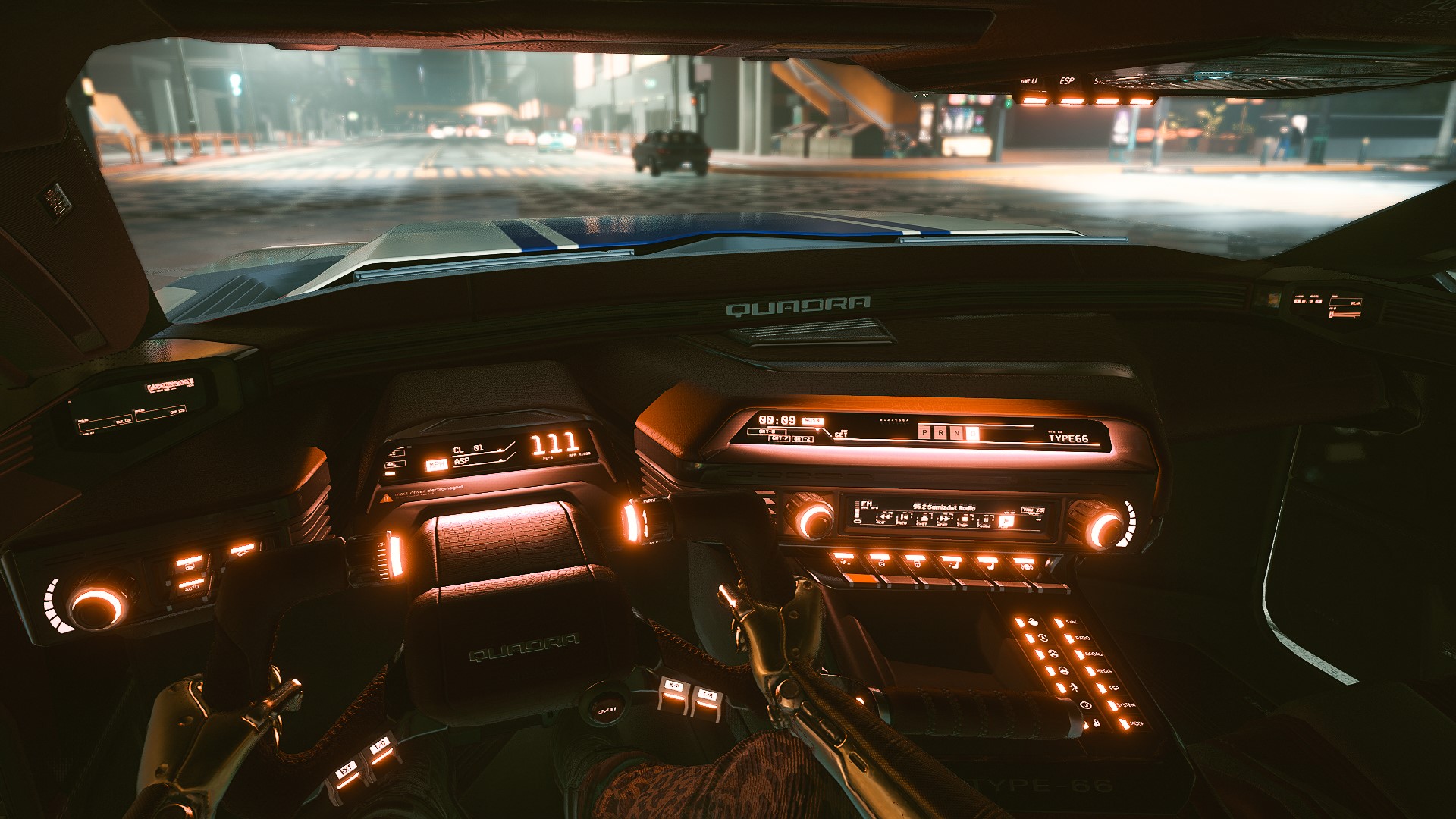 Cyberpunk 2077 Quadra car interior HD Wallpaper
