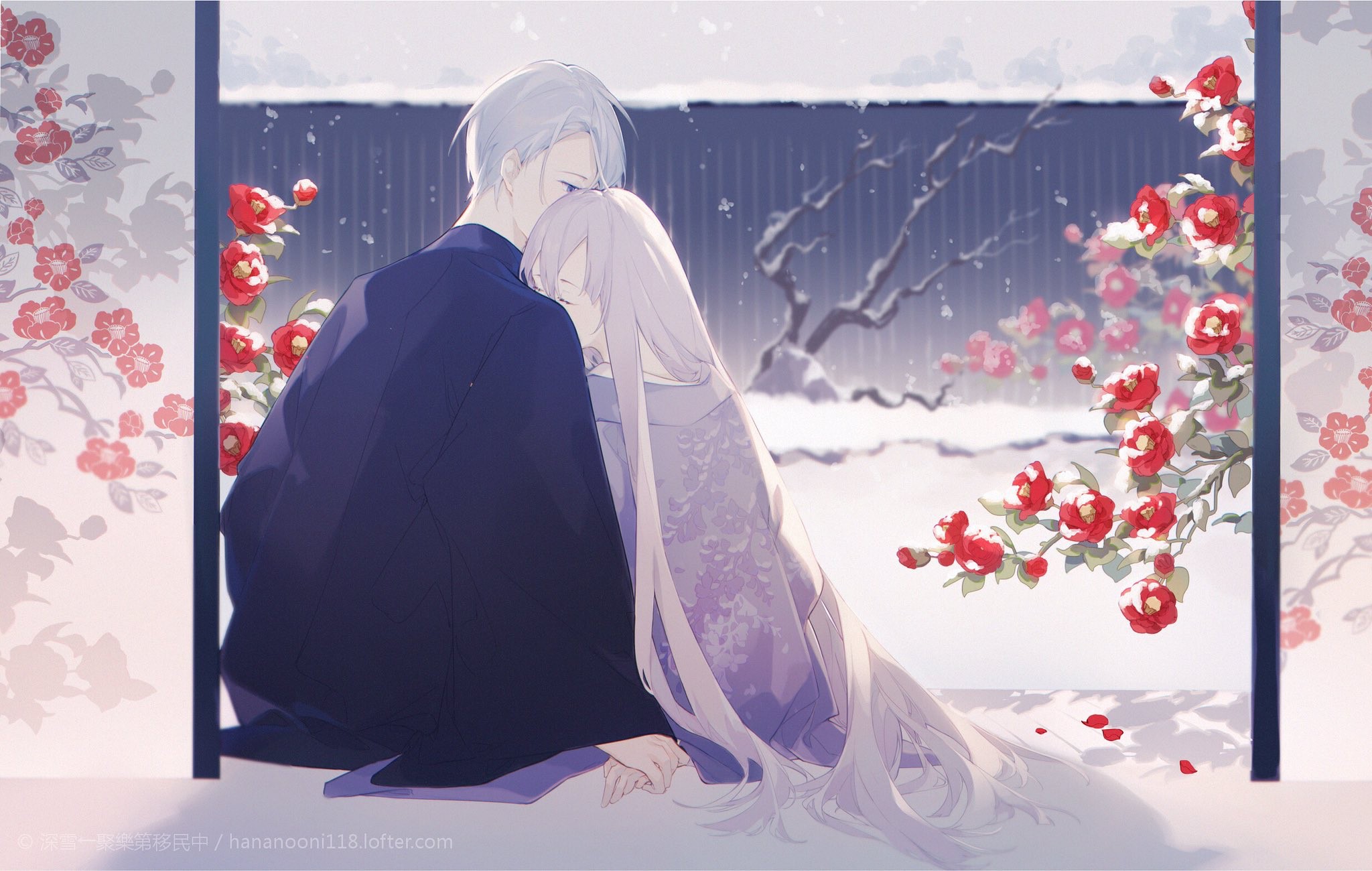 Miyuki from Touken Ranbu in Winter HD Wallpaper