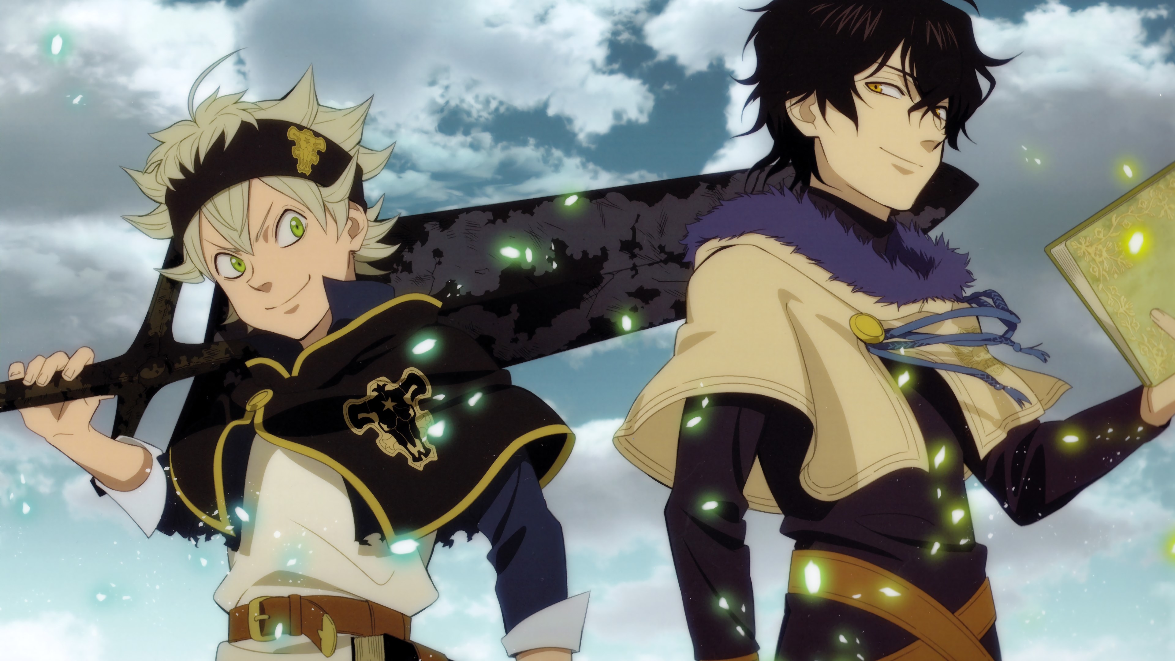 Asta and Yuno from Black Clover HD Wallpaper
