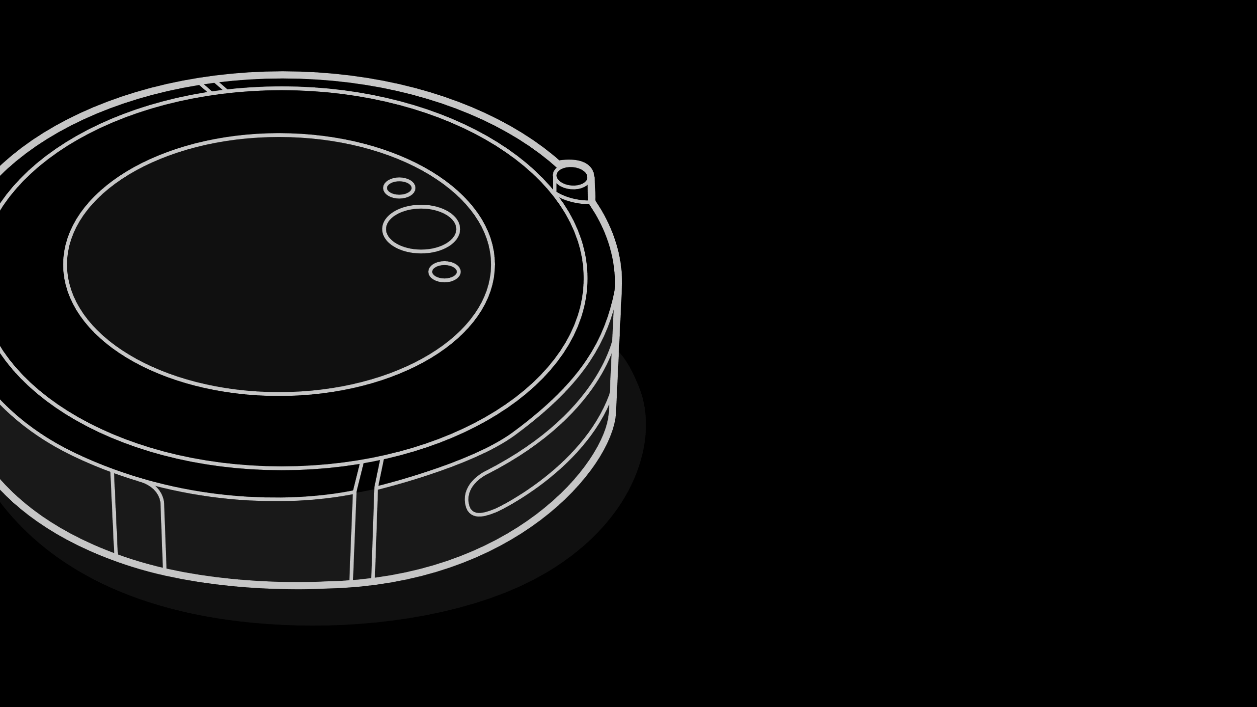 Robot vacuum cleaner illustration HD Wallpaper