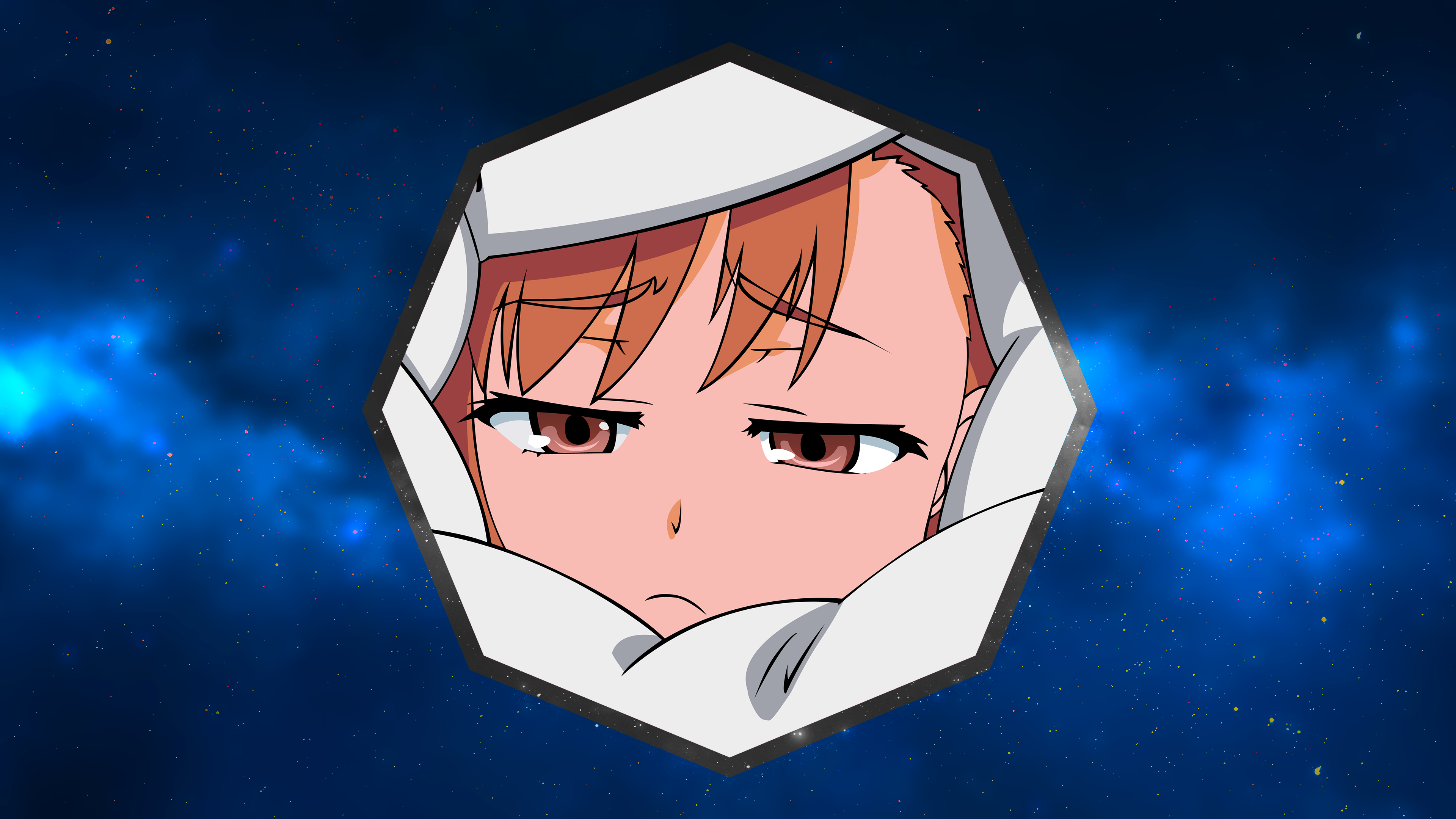 Misaka Mikoto from To Aru Kagaku no Railgun in Space HD Wallpaper