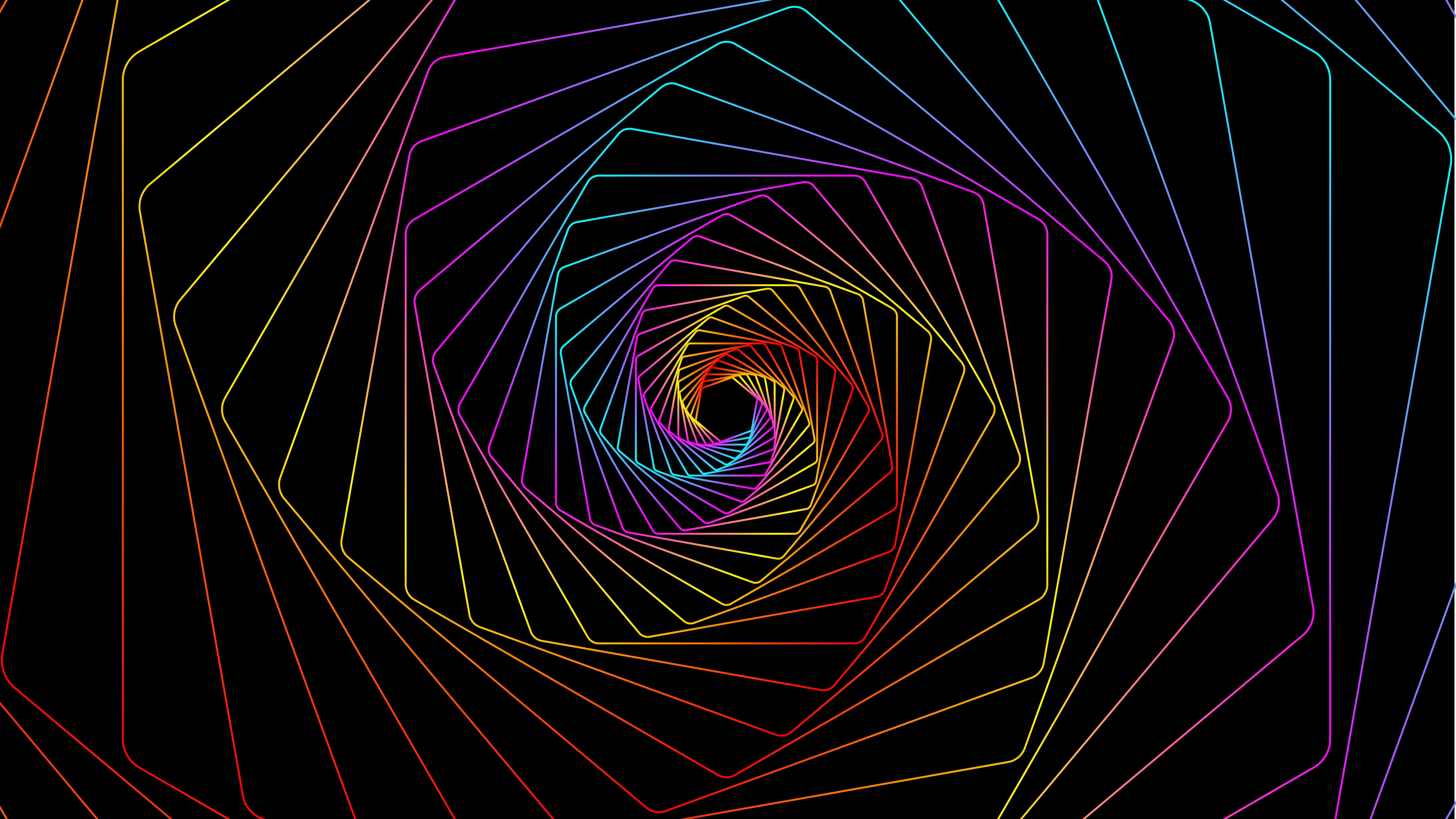 Colorful abstract spiral pattern HD Wallpaper