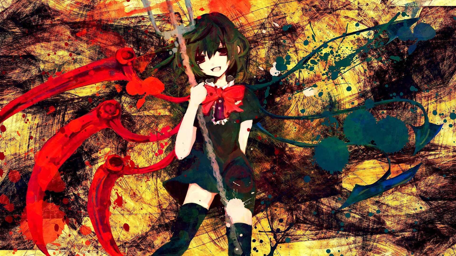 Houjuu Nue from Touhou HD Wallpaper