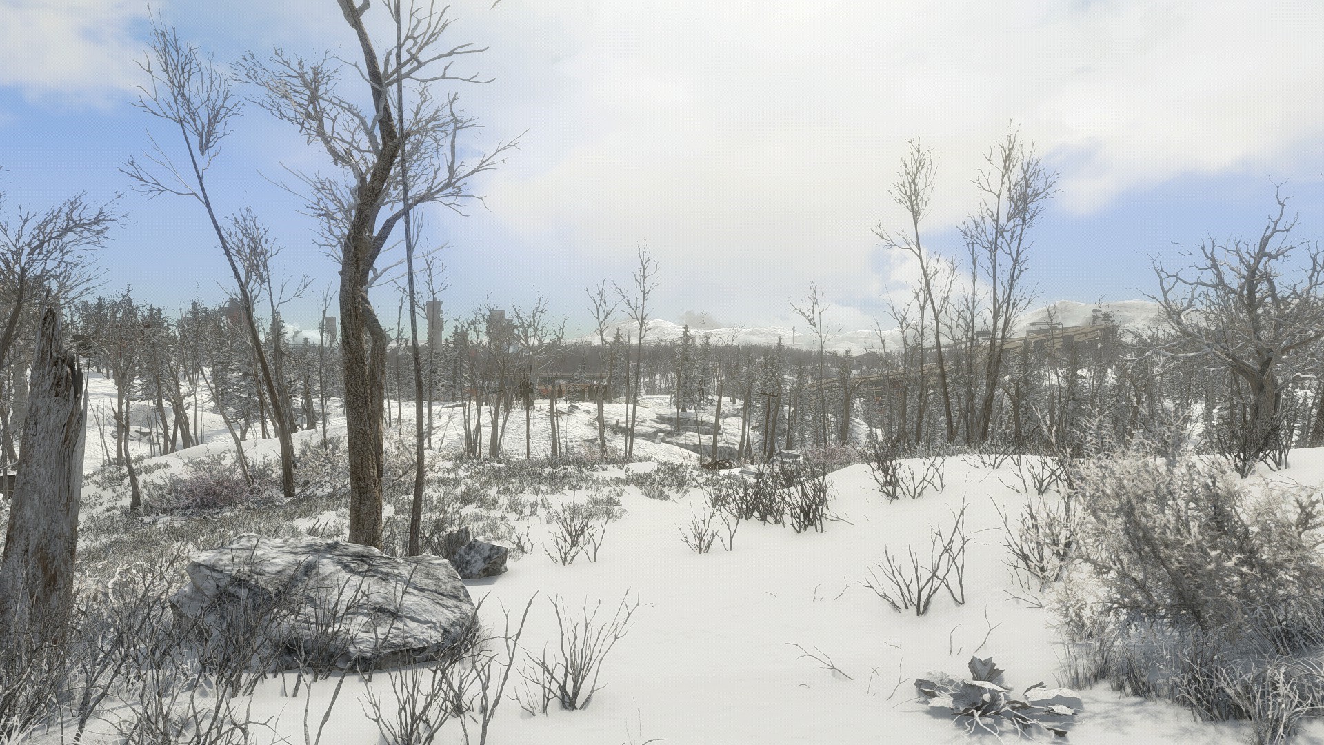 Fallout 4 winter screenshot HD Wallpaper