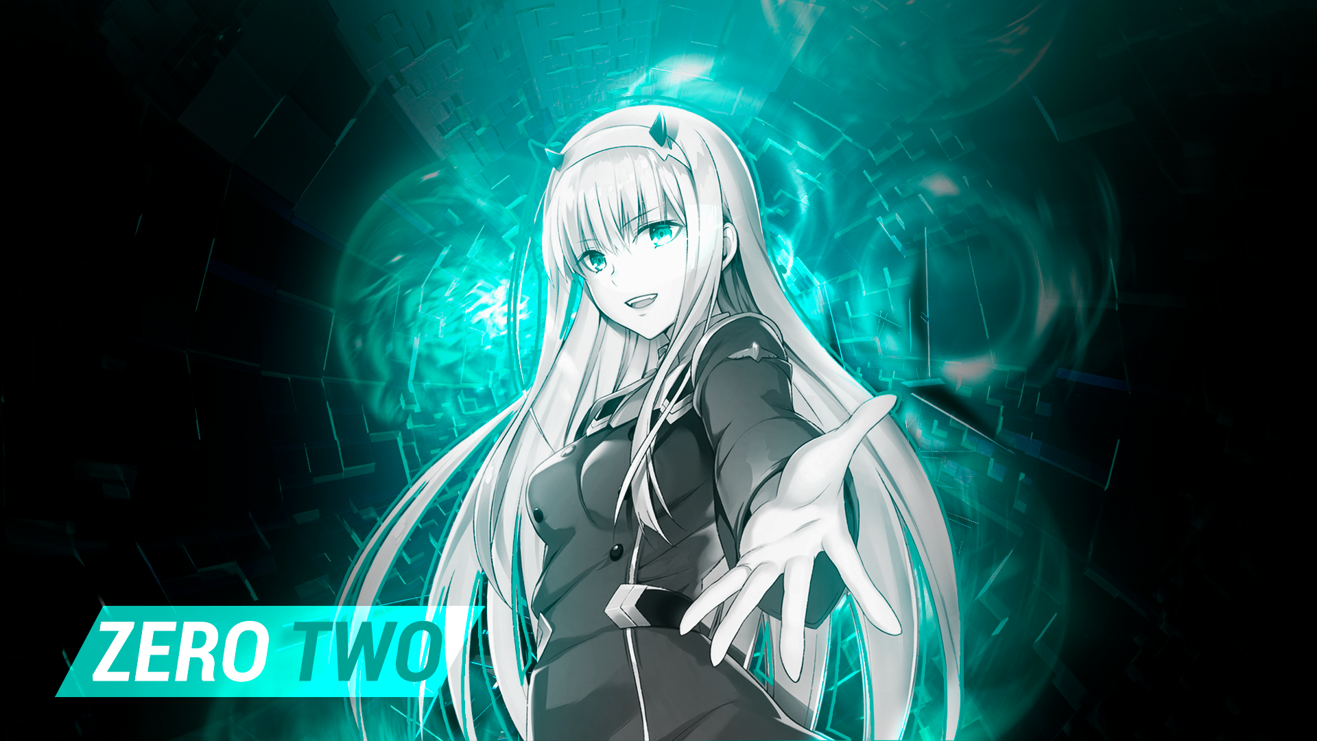 Zero Two from Darling in the FranXX HD Wallpaper