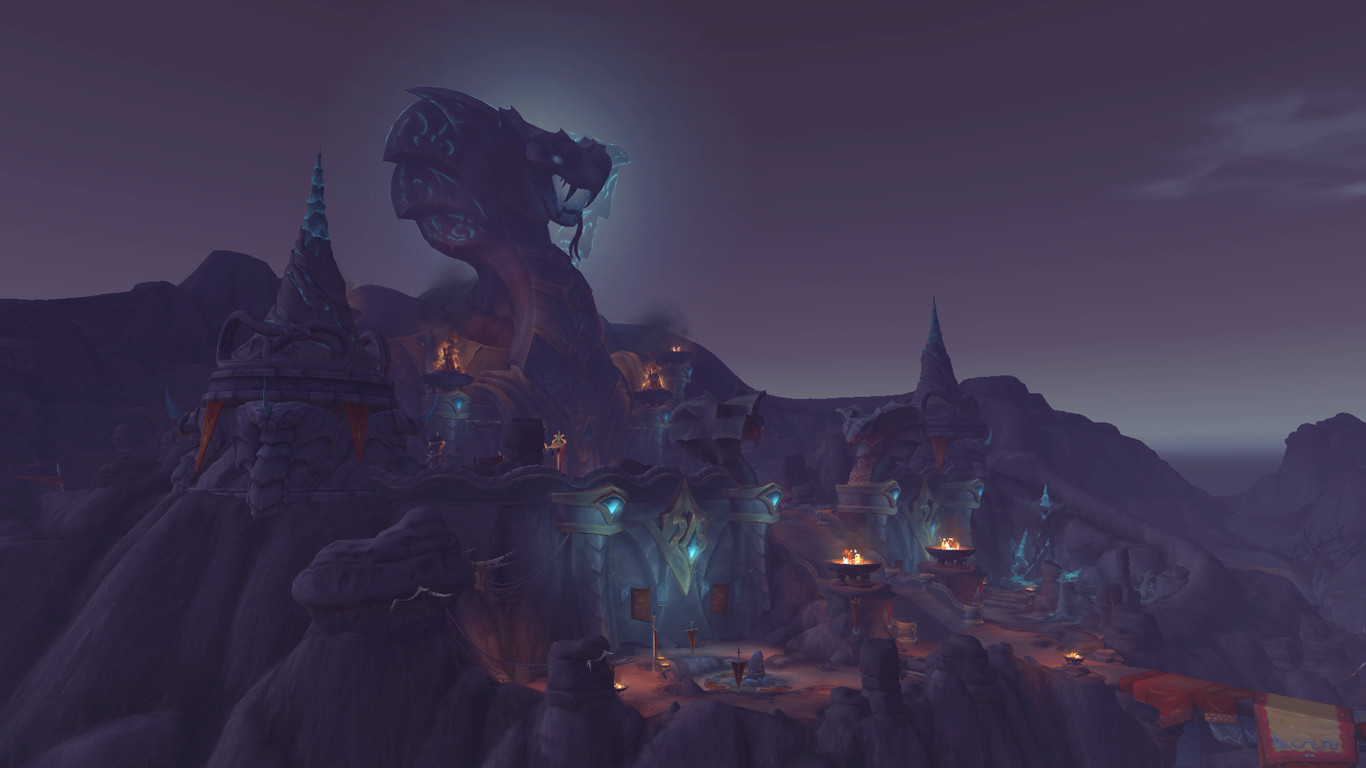 Sethraliss Temple in Voldun, World of Warcraft: Battle for Azeroth HD Wallpaper