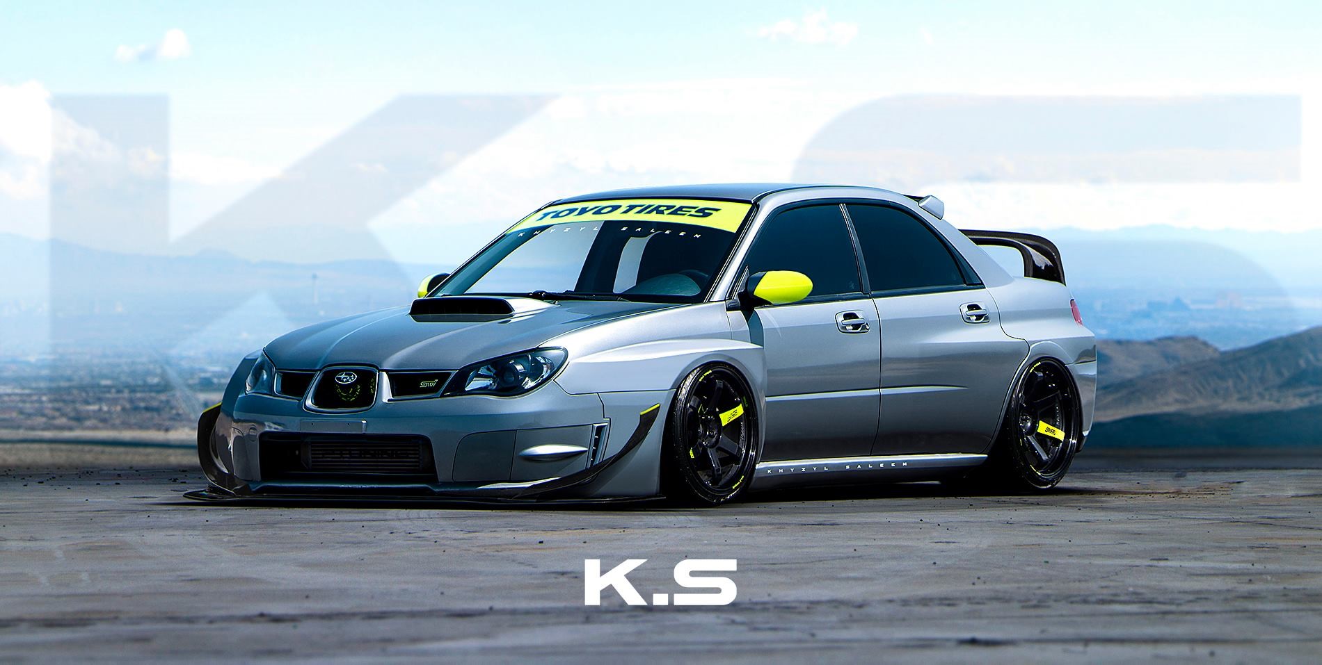 Khyzyl Saleem Subaru WRX STI render HD Wallpaper