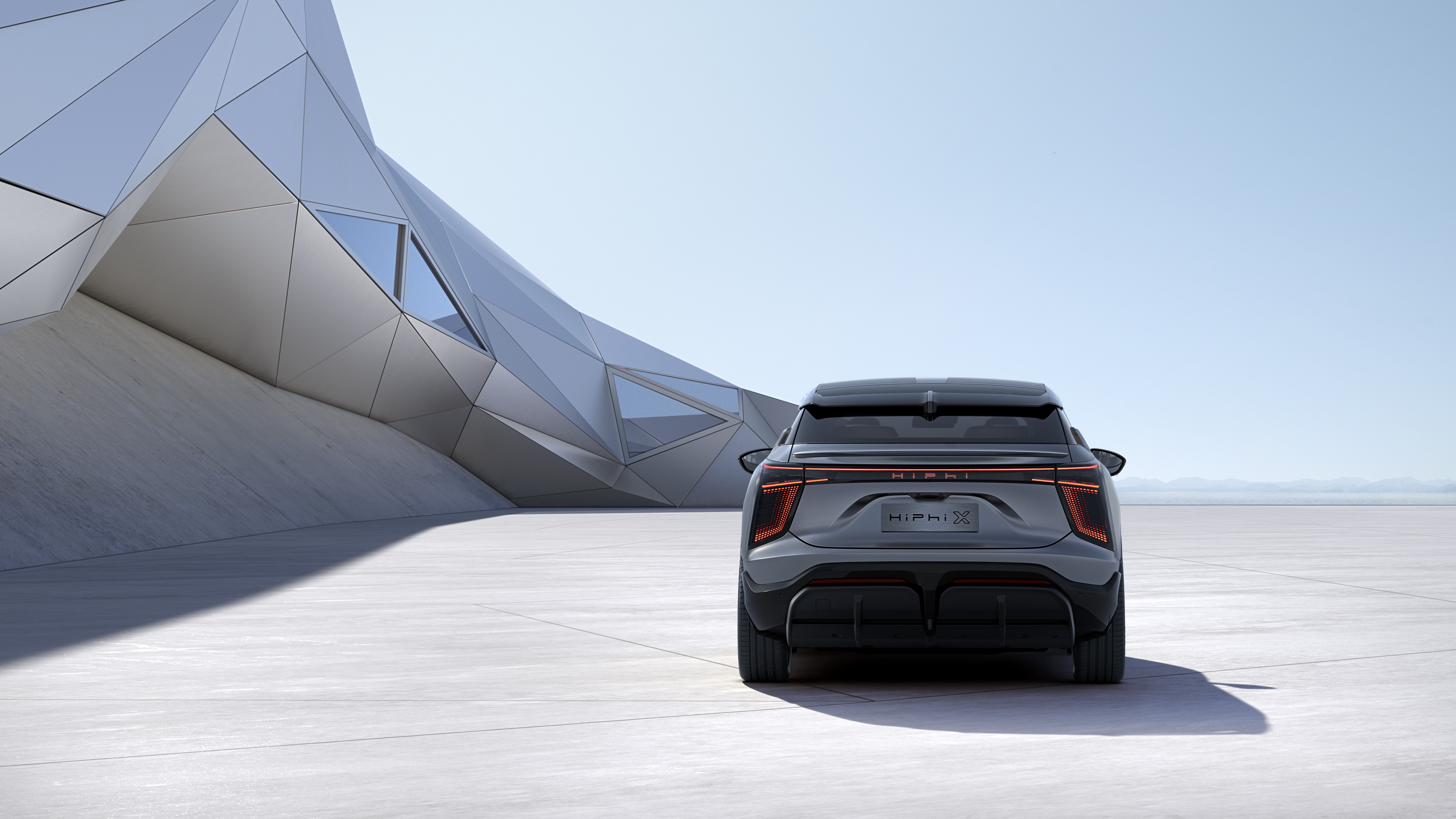 4K HiPhi X electric car HD Wallpaper