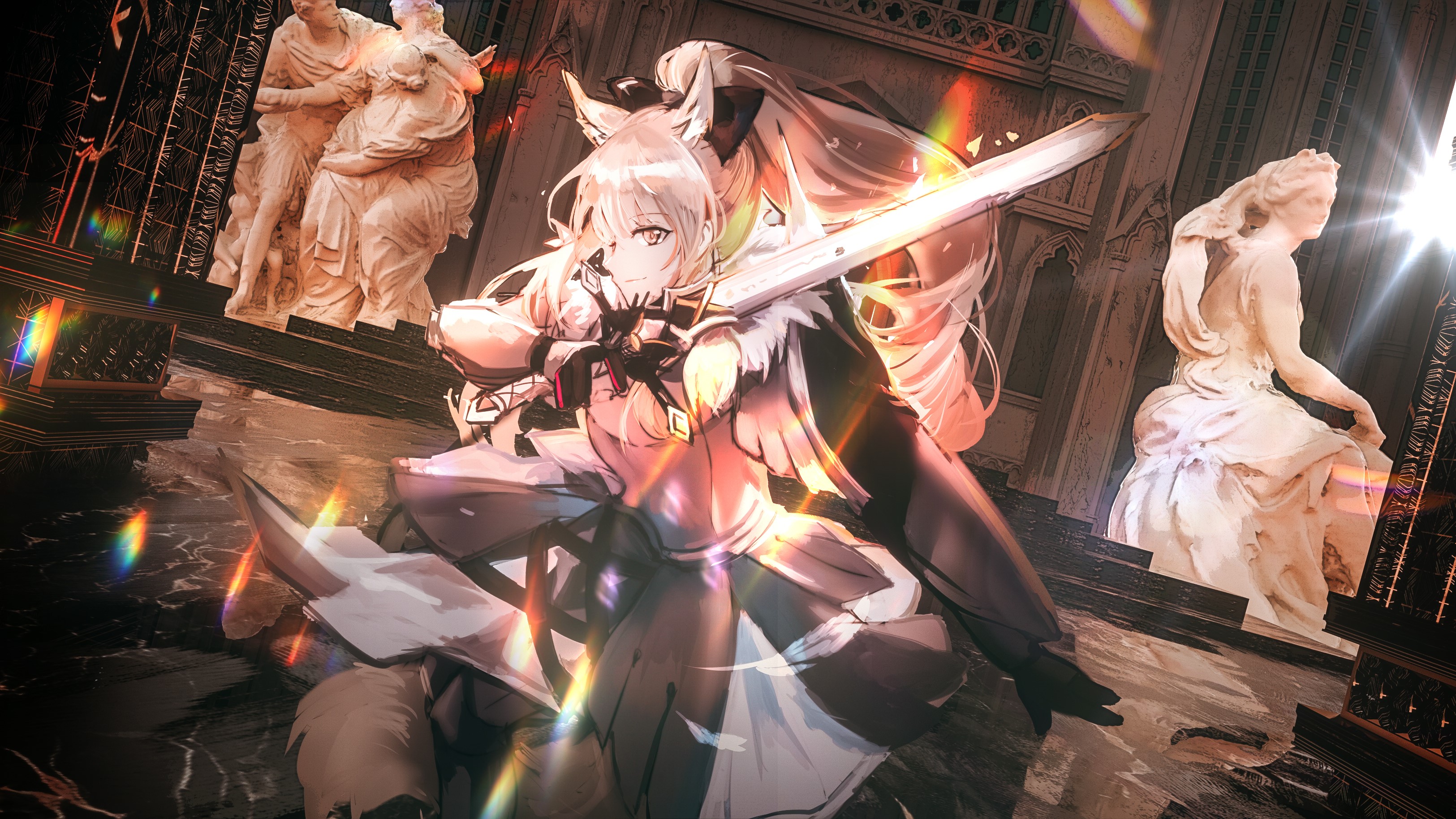 Seymour from Arknights HD Wallpaper
