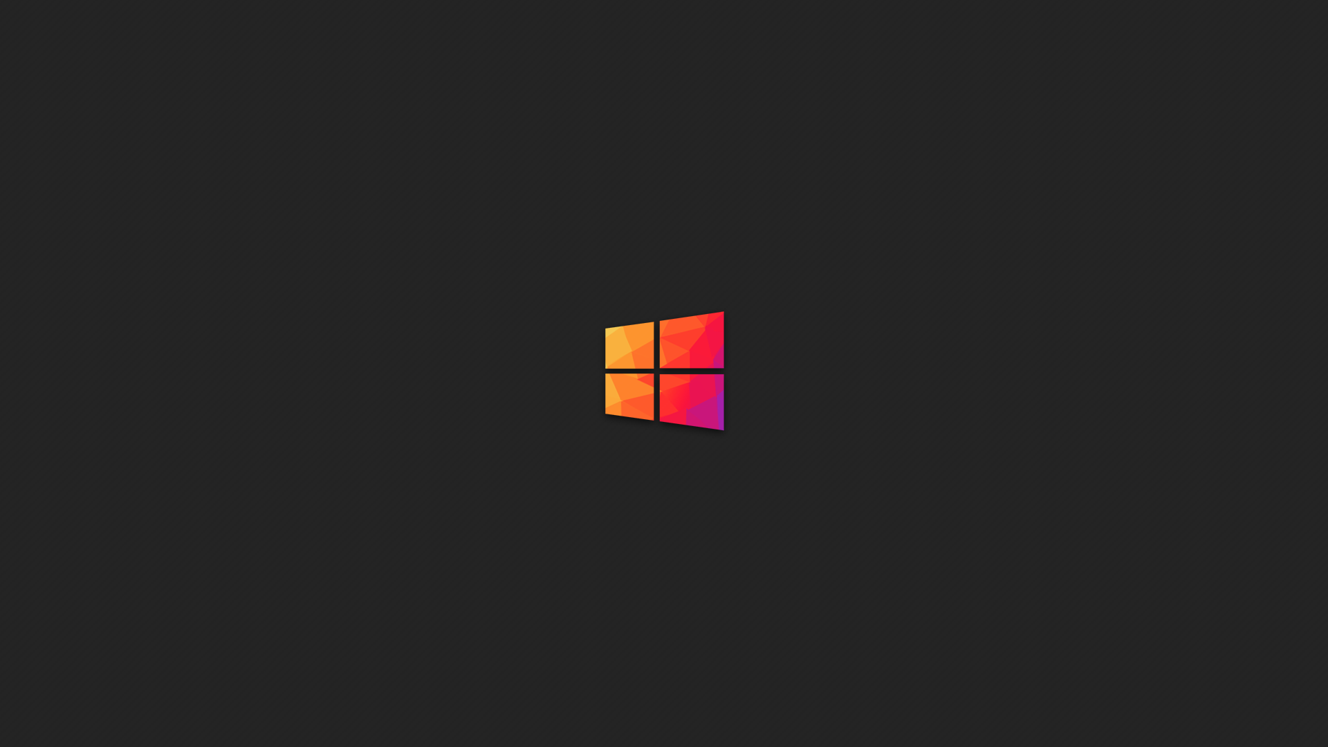 Windows 10 logo polygon art HD Wallpaper