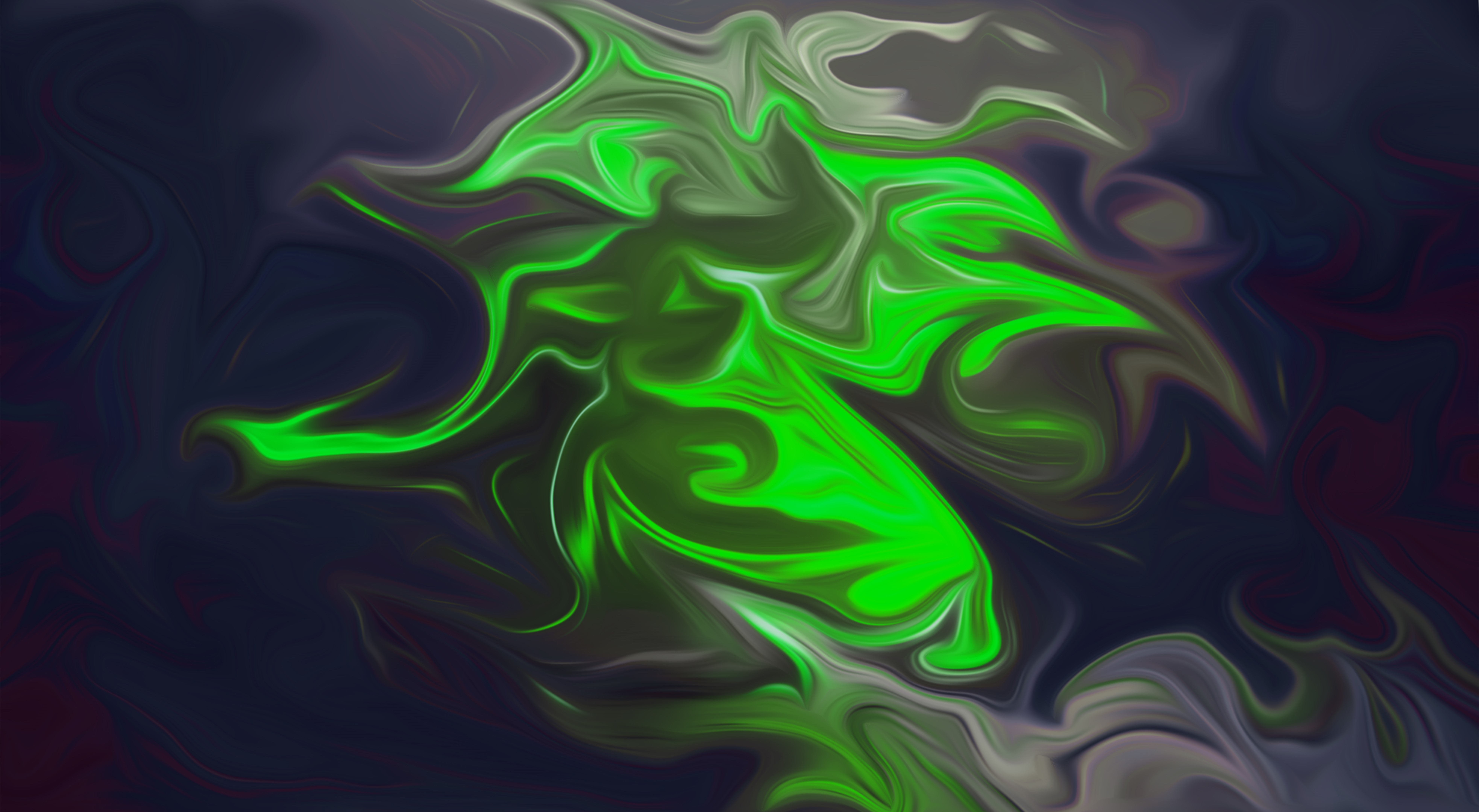 Abstract colorful liquid fluid artwork HD Wallpaper