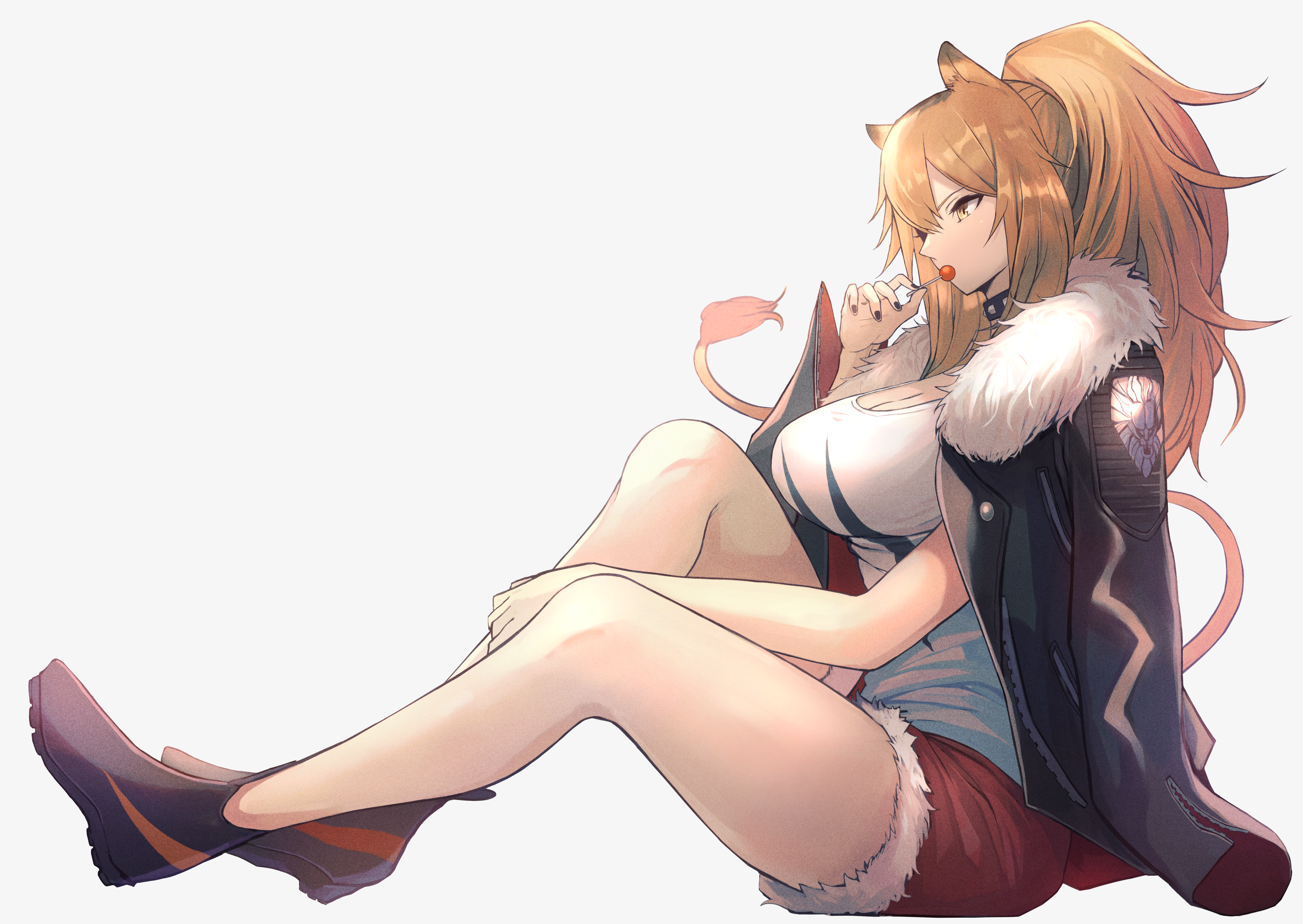 Siege from Arknights with lollipop HD Wallpaper