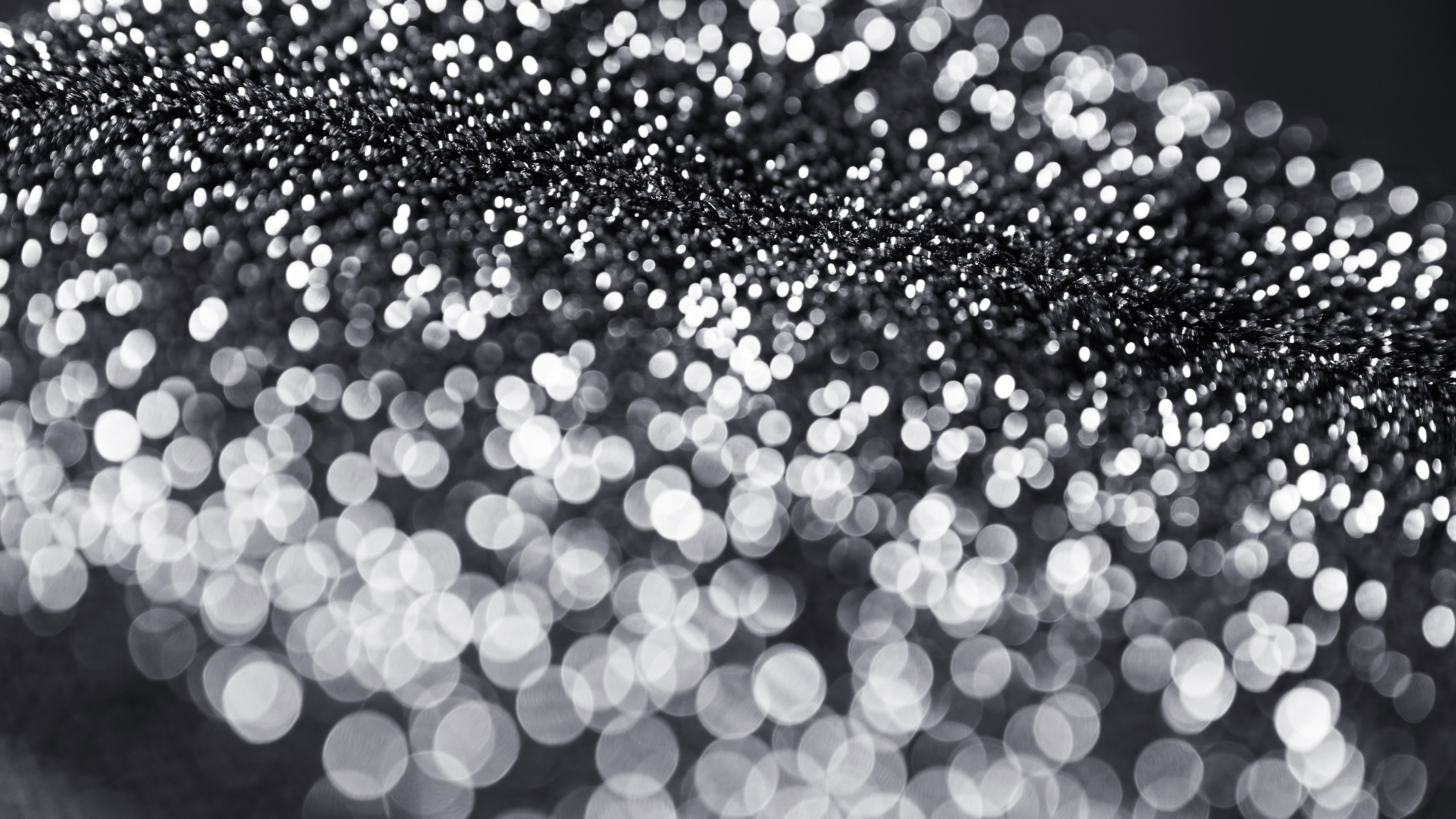 Monochrome bokeh abstract with glitter HD Wallpaper