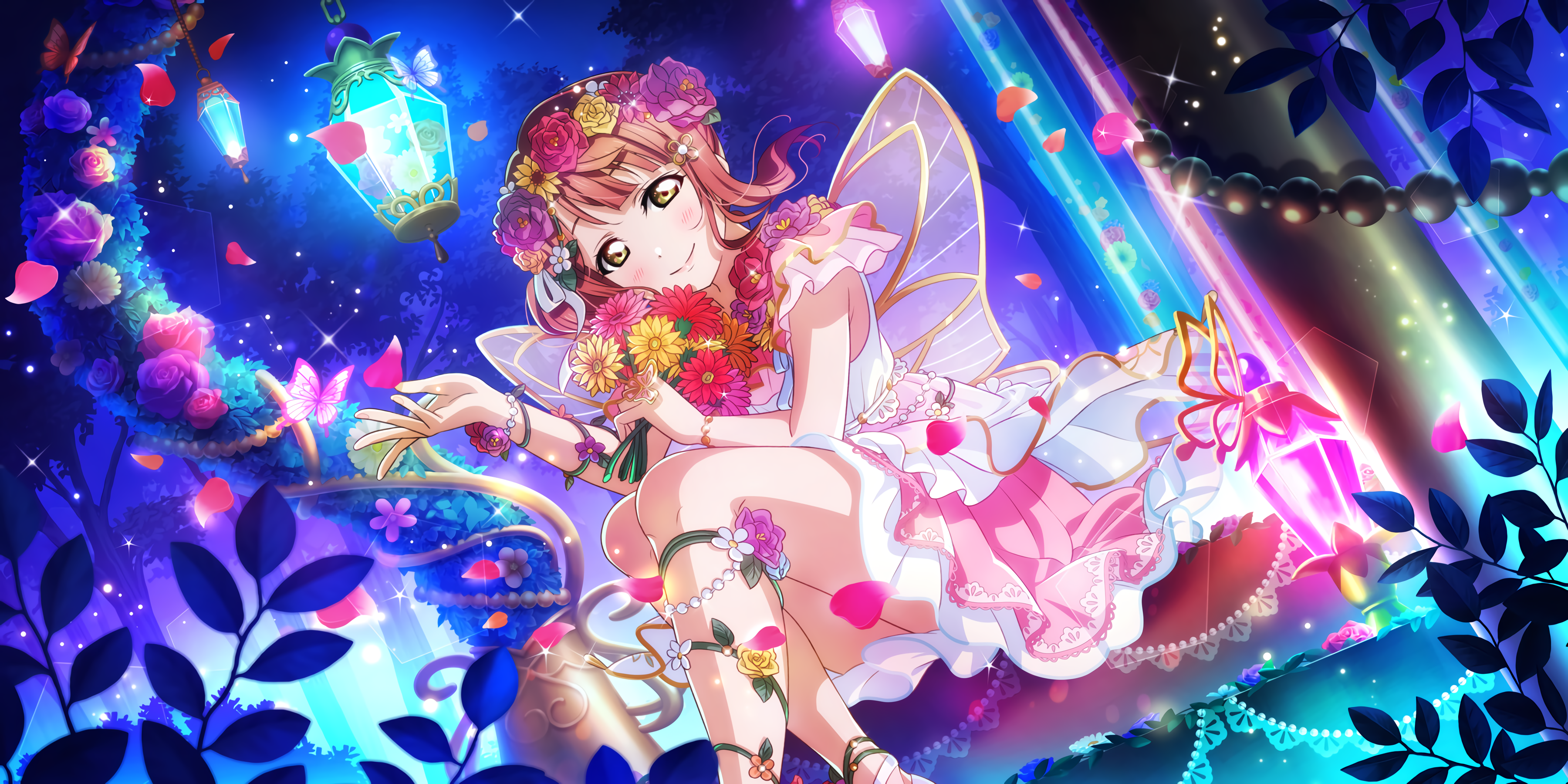Ayumu Uehara from Love Live! Sunshine!! as a fairy HD Wallpaper