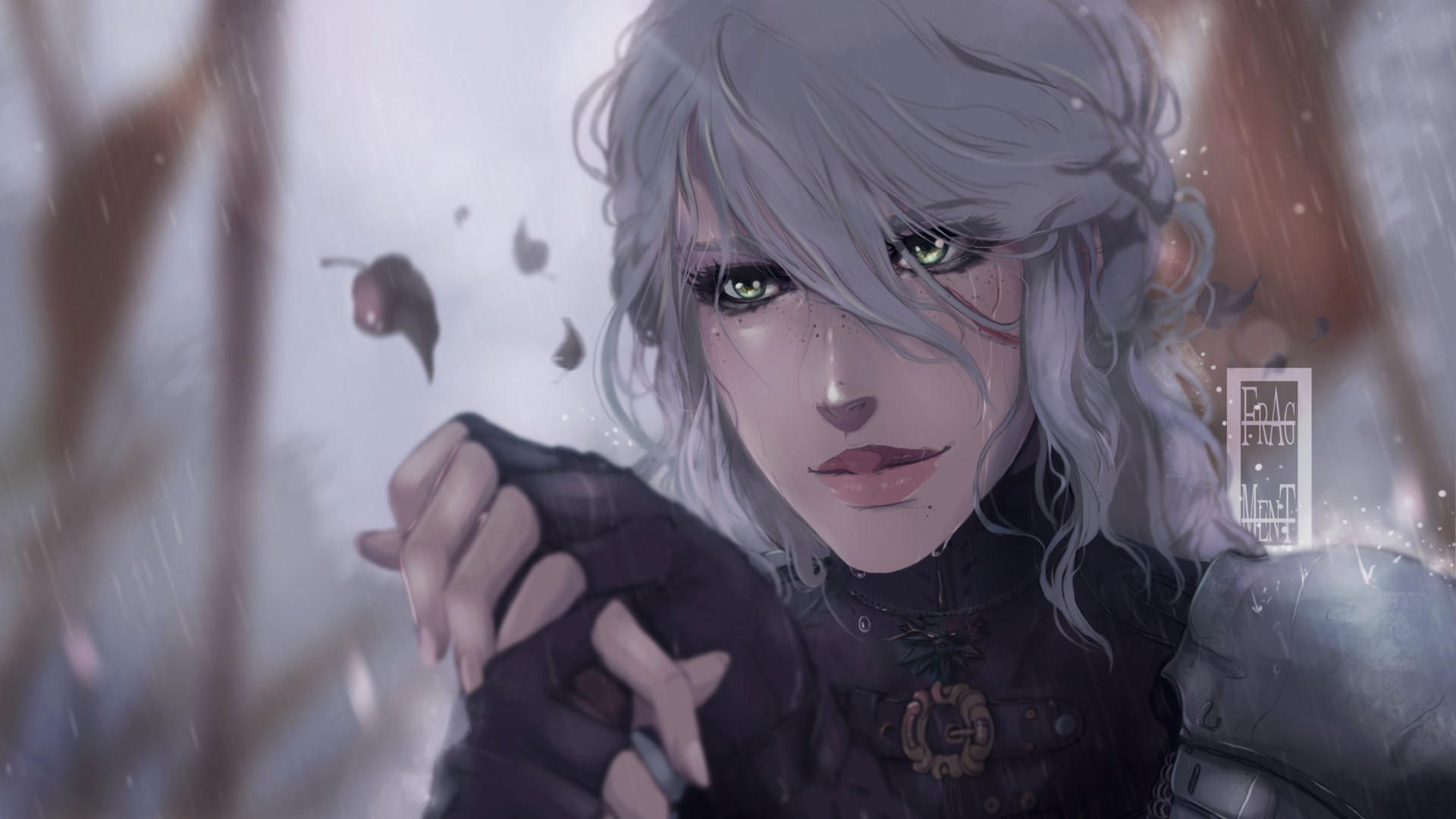 Ciri from The Witcher fan art HD Wallpaper
