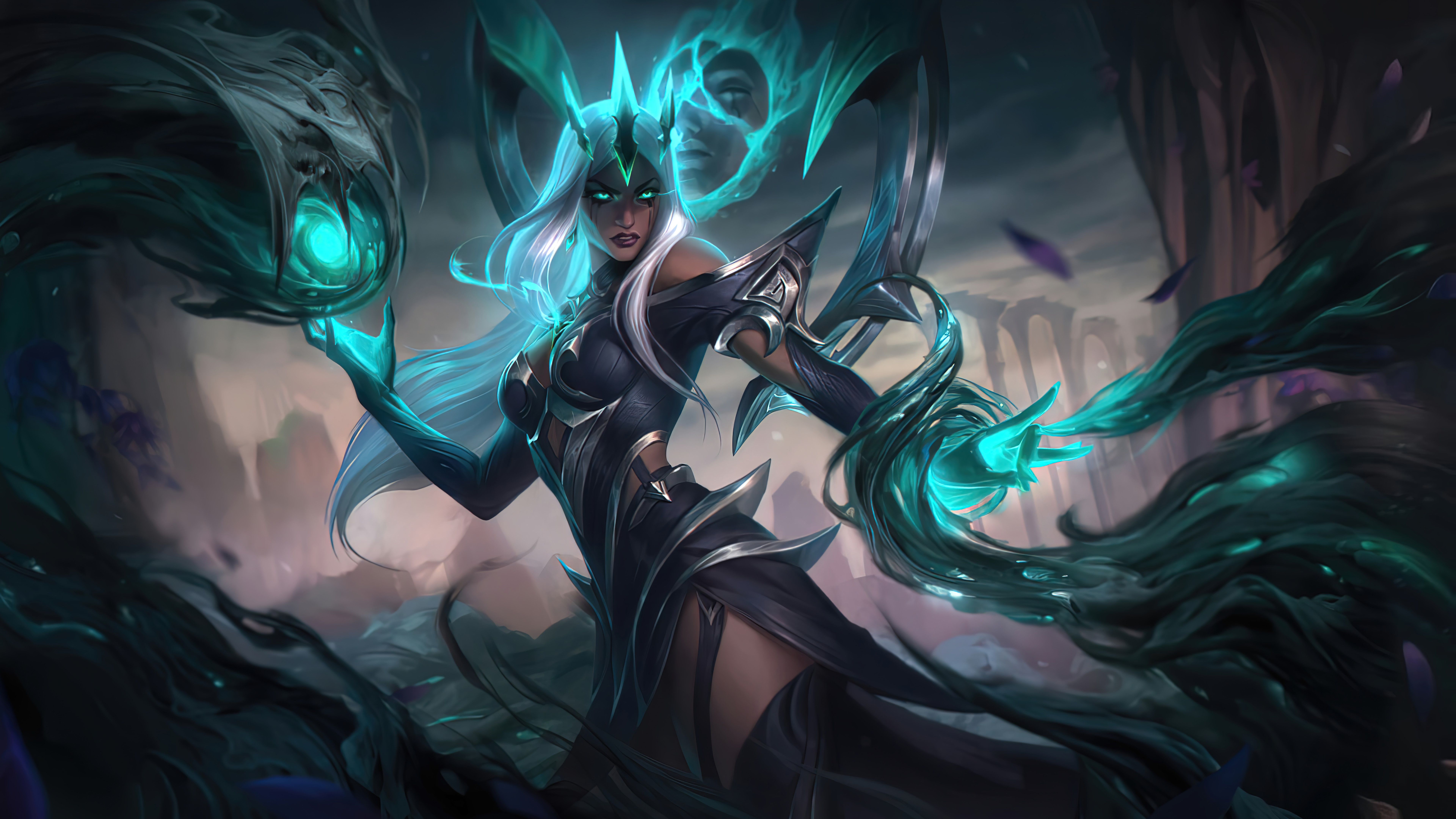 Karma from League of Legends 4K HD Wallpaper