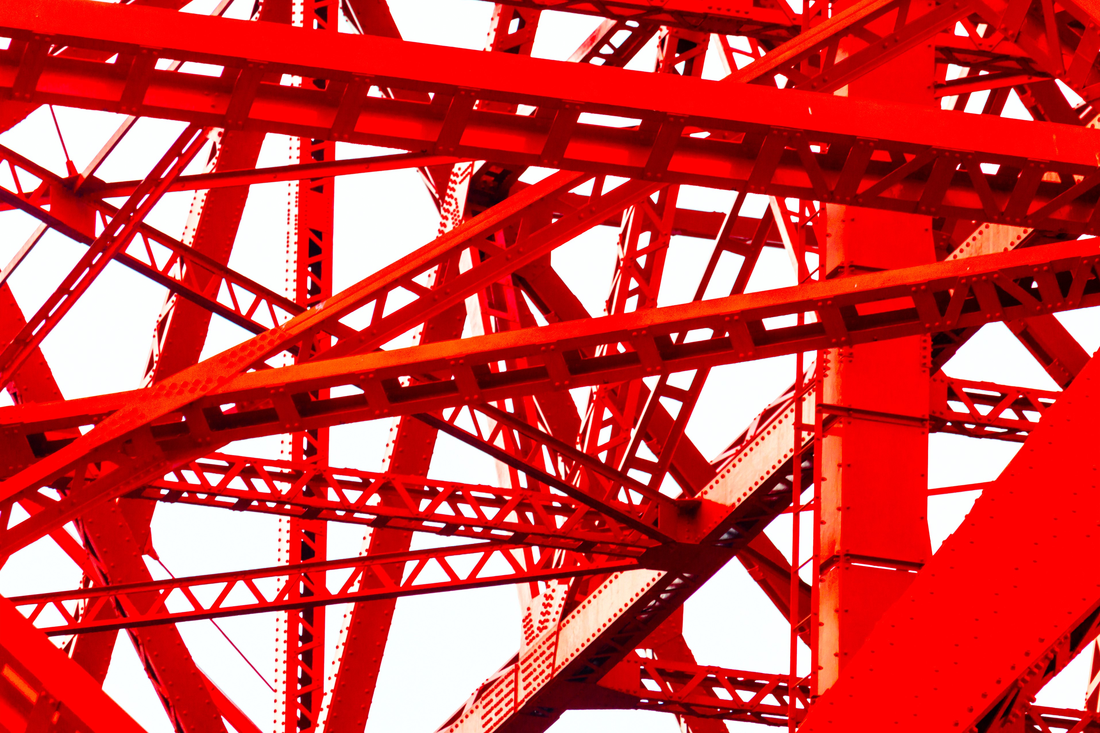 Tokyo Tower steel structure HD Wallpaper