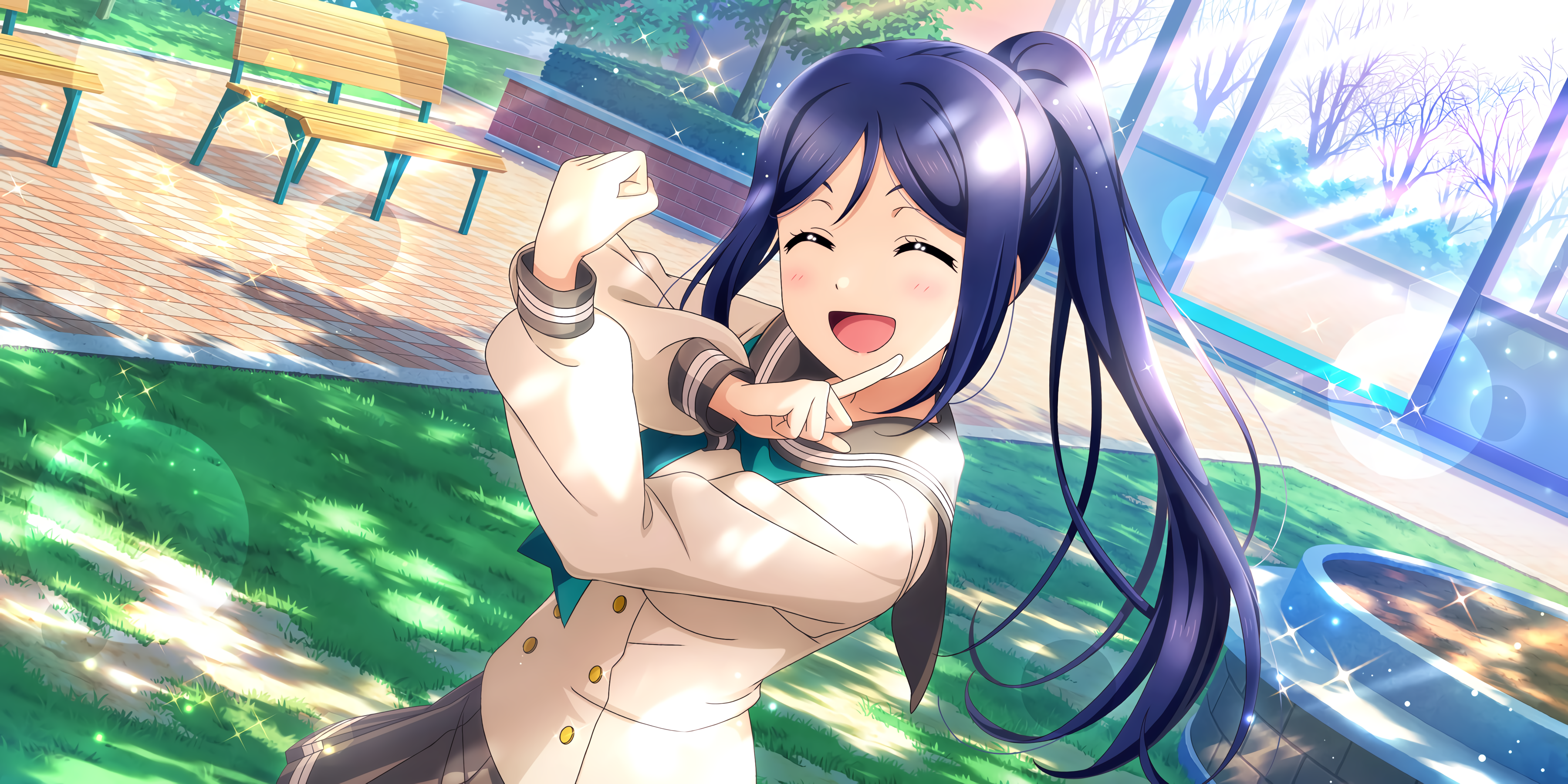 Matsuura Kanan from Love Live! Sunshine!! HD Wallpaper