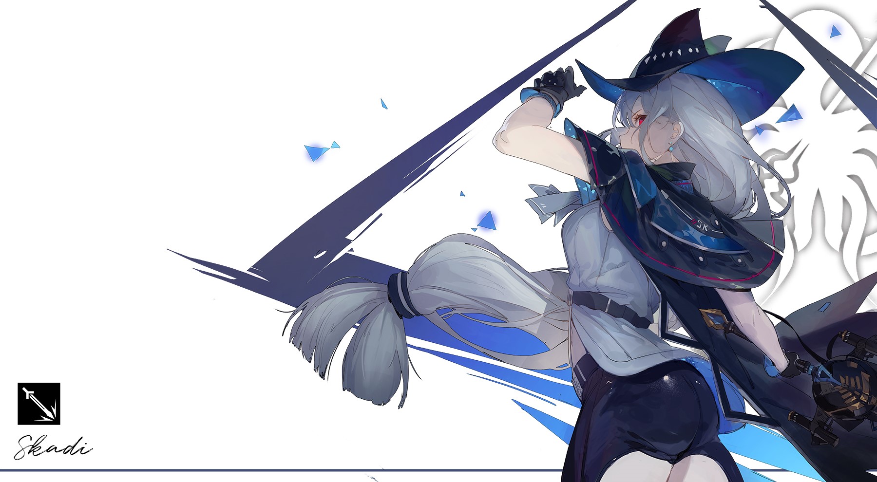 Skadi from Arknights HD Wallpaper