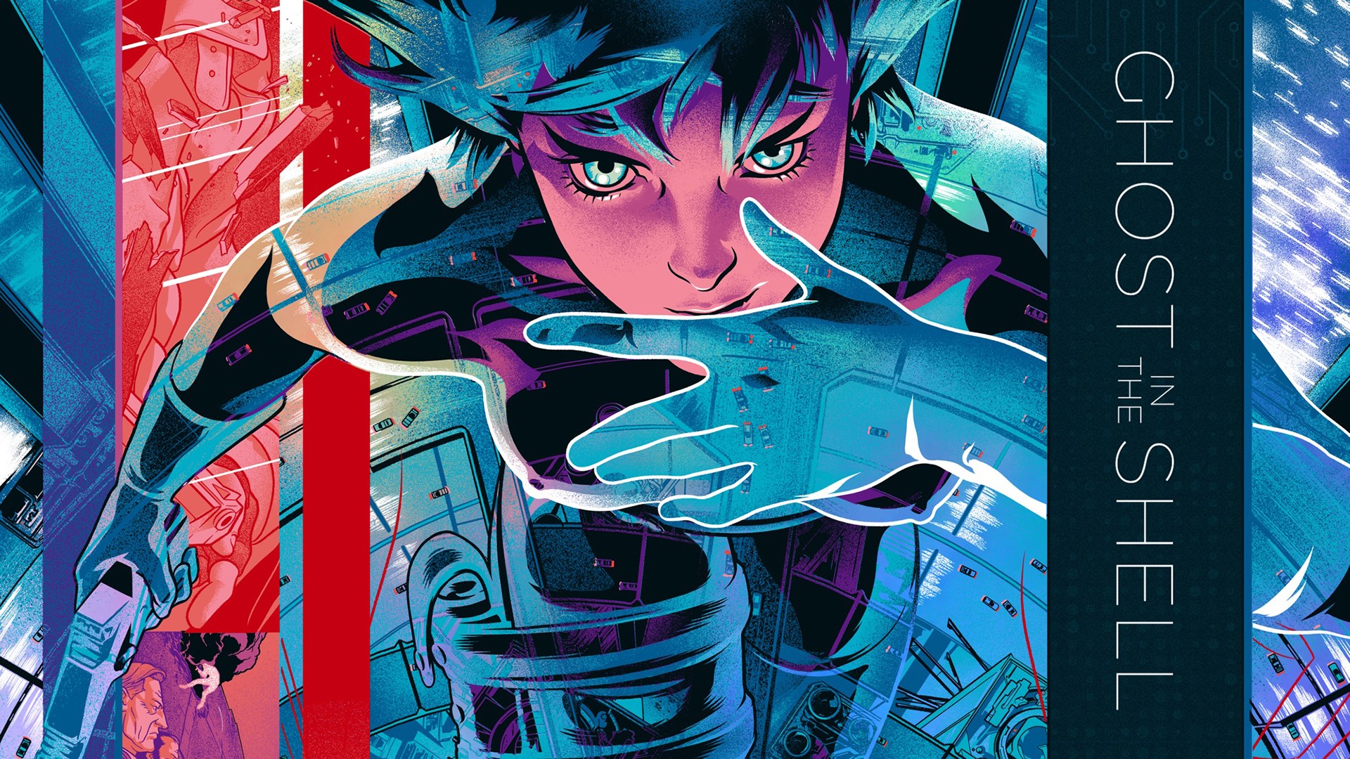 Major Motoko Kusanagi from Ghost in the Shell HD Wallpaper