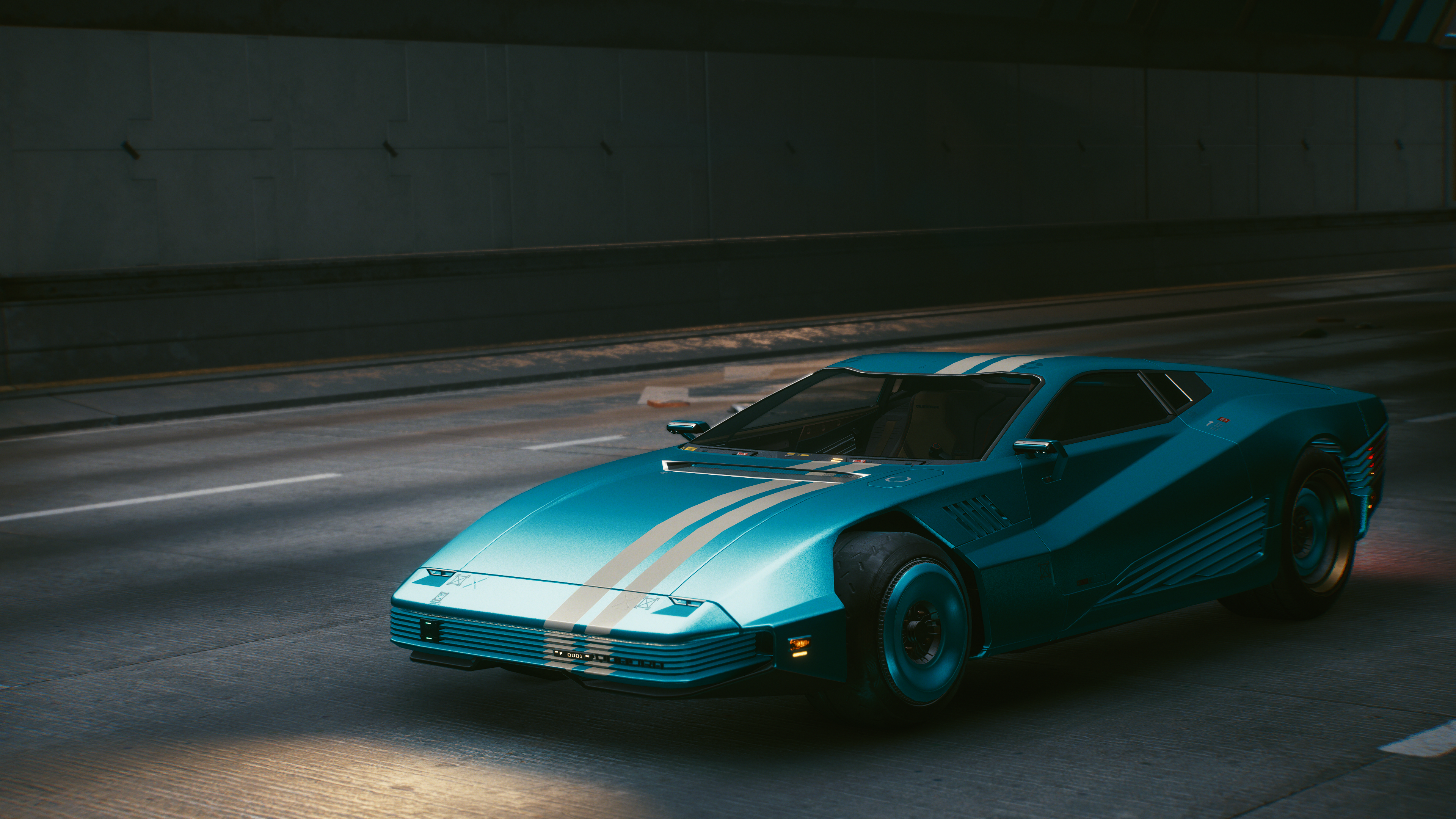 Quadra Turbo-R 740 car in Cyberpunk 2077 HD Wallpaper