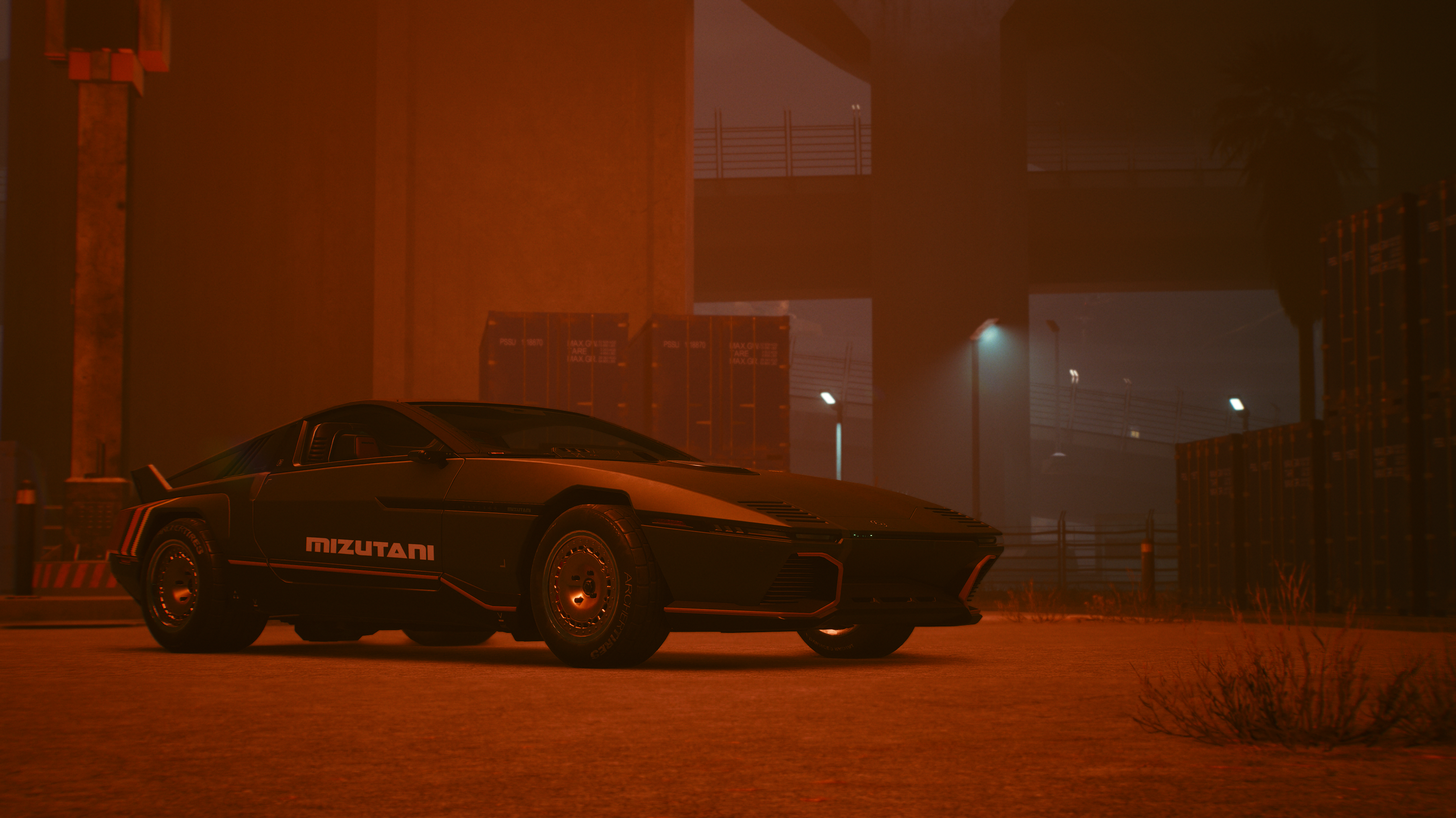 4K Cyberpunk 2077 Shion MZ2 car HD Wallpaper