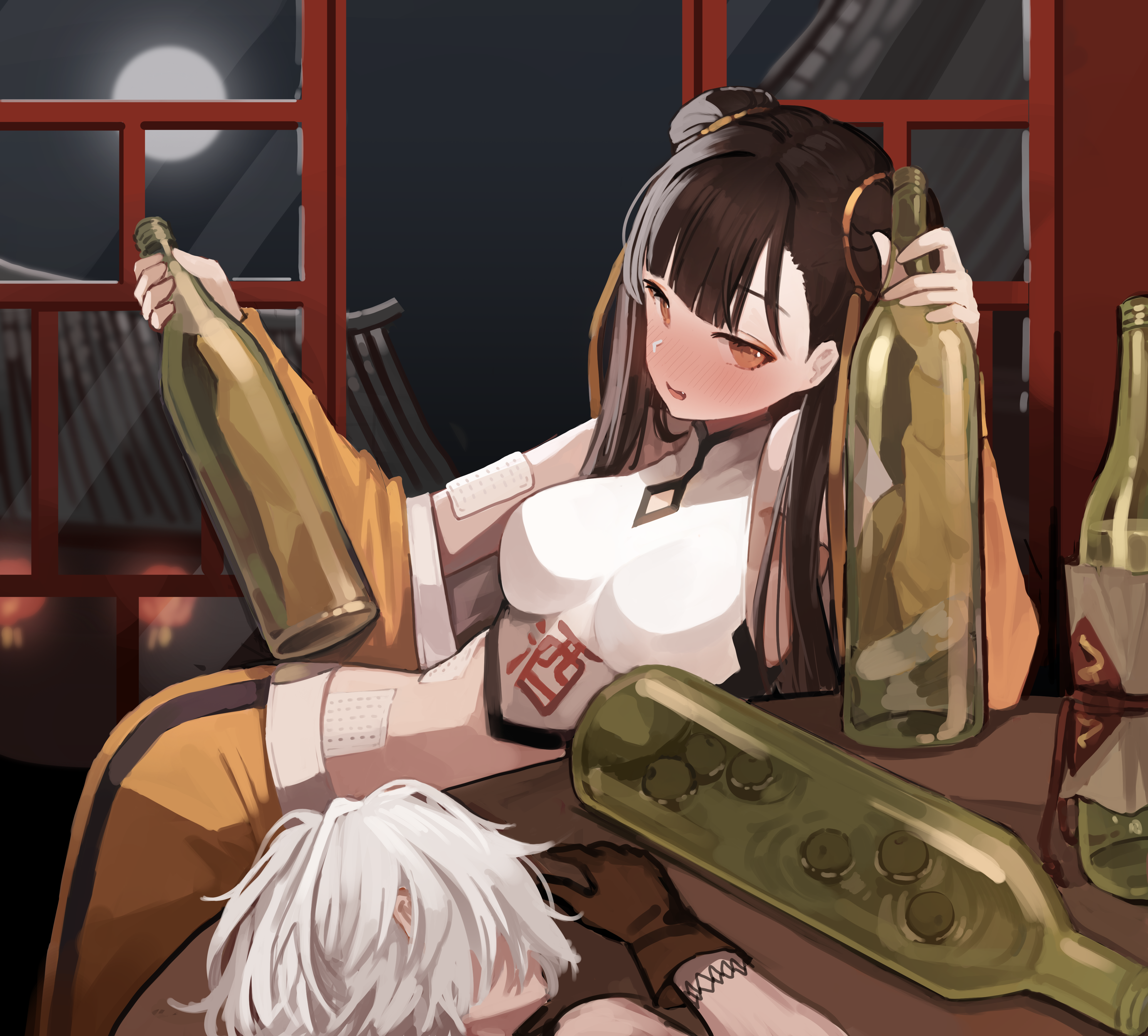 Girl from Eternal Return with alcohol HD Wallpaper