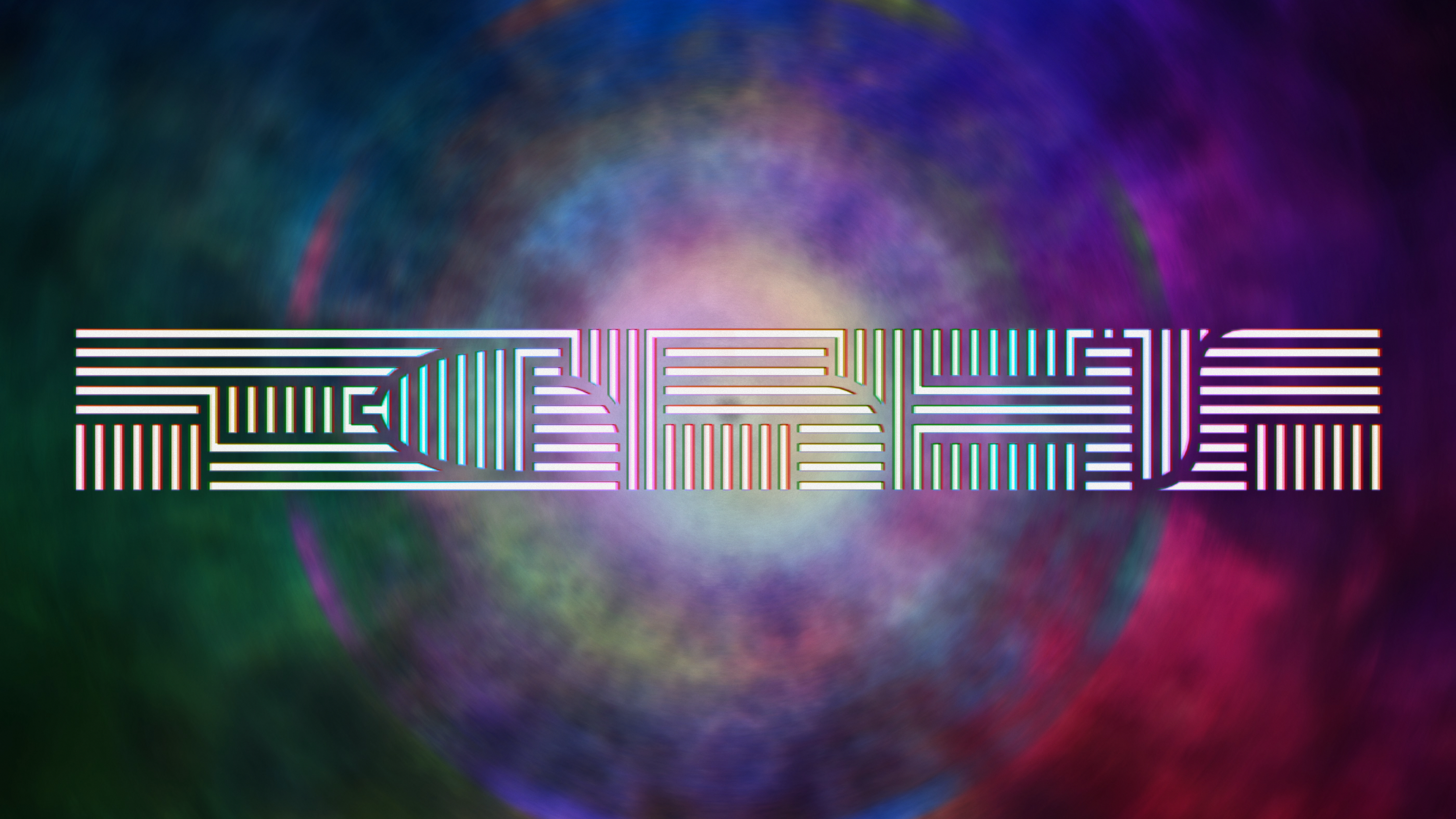 Technomancer abstract colorful logo HD Wallpaper