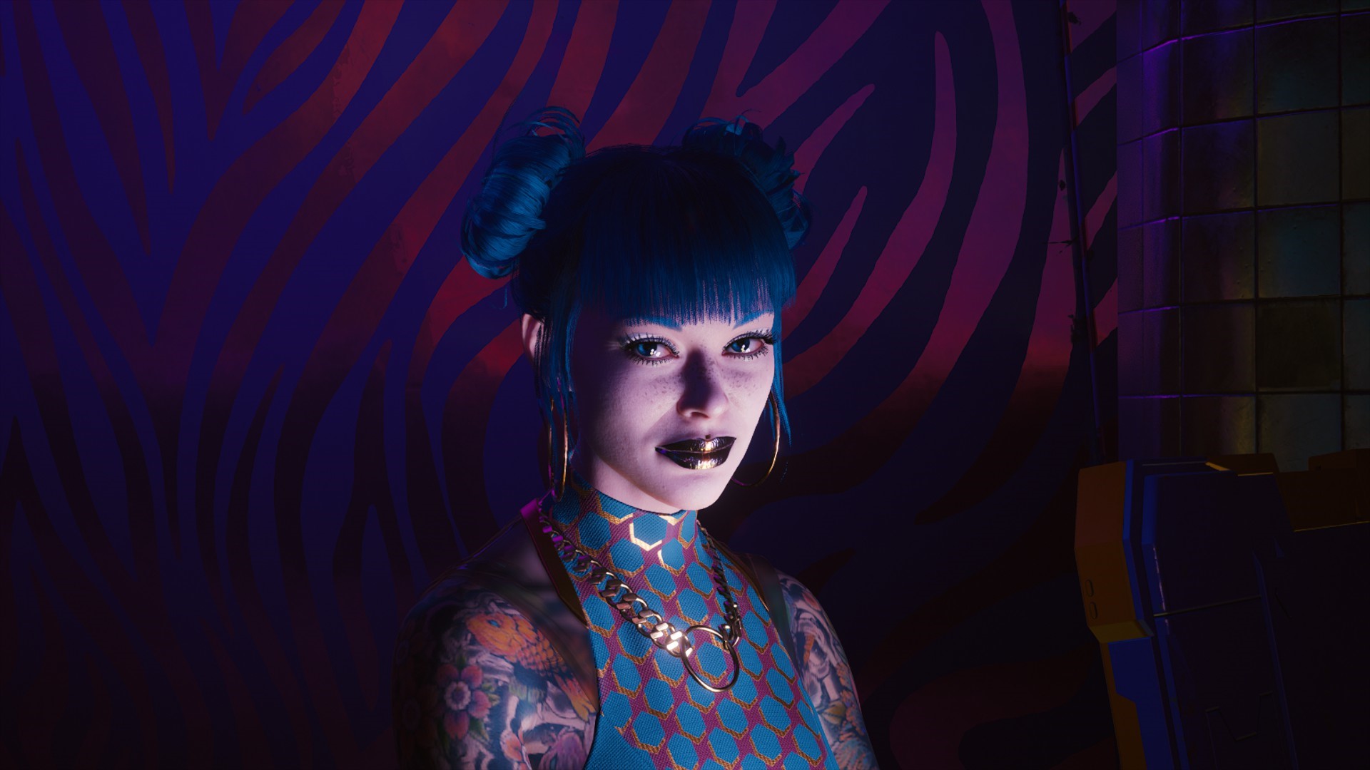 Female character from Cyberpunk 2077 HD Wallpaper