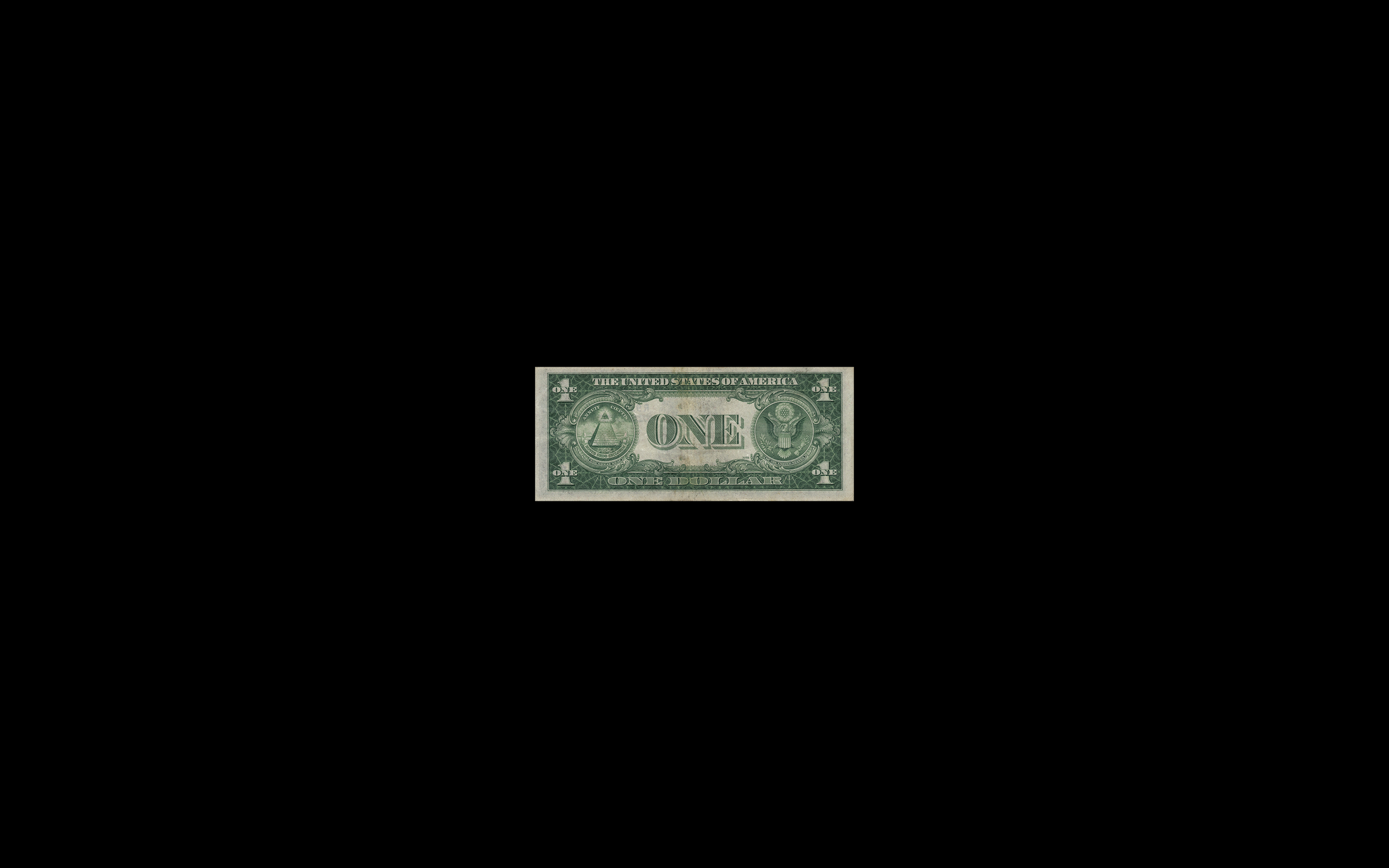 One Dollar Bill HD Wallpaper