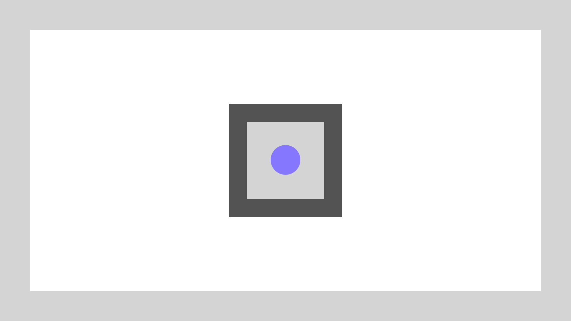 Concentric Squares with a Blue Dot HD Wallpaper