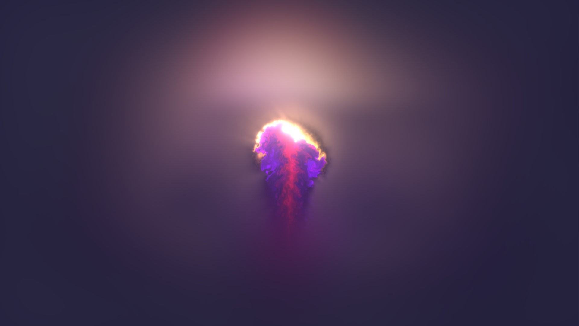 Abstract colorful explosion of smoke and light HD Wallpaper