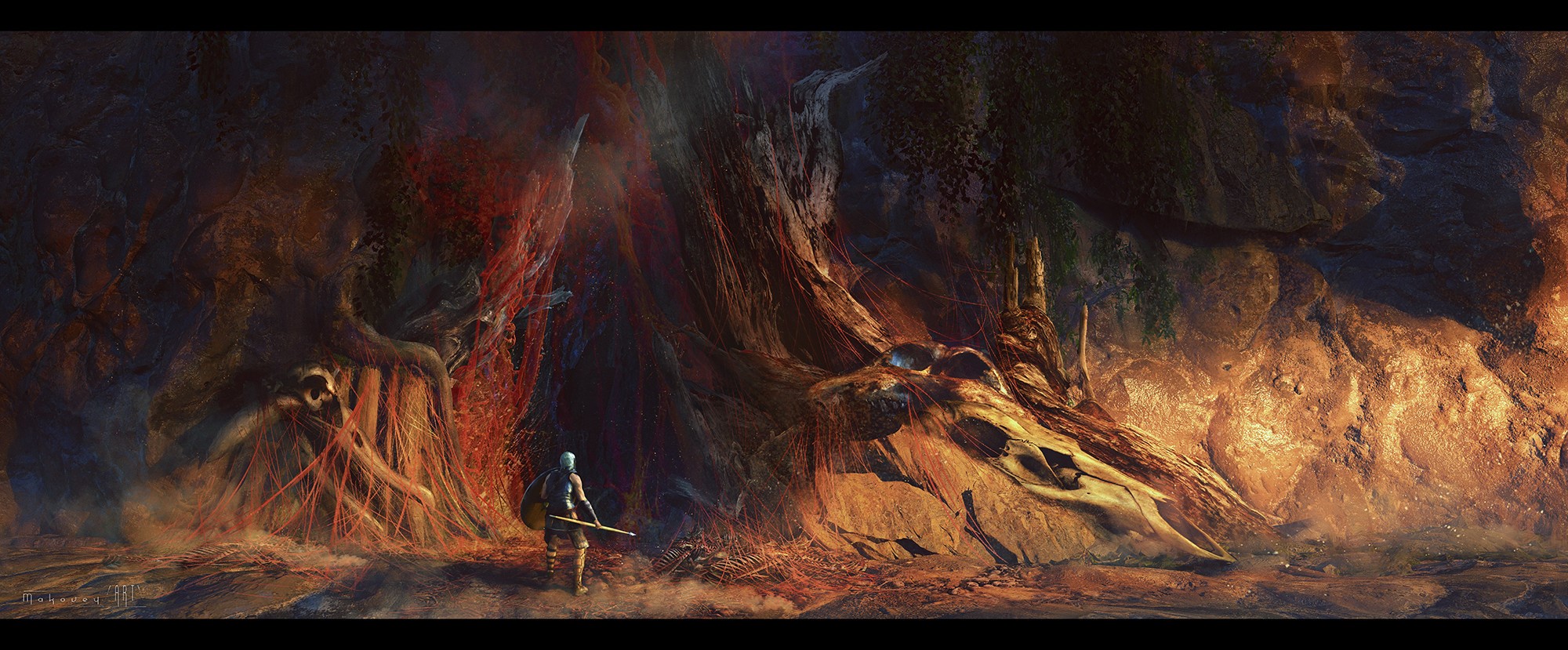 Fantasy artwork by Mark Makovey HD Wallpaper