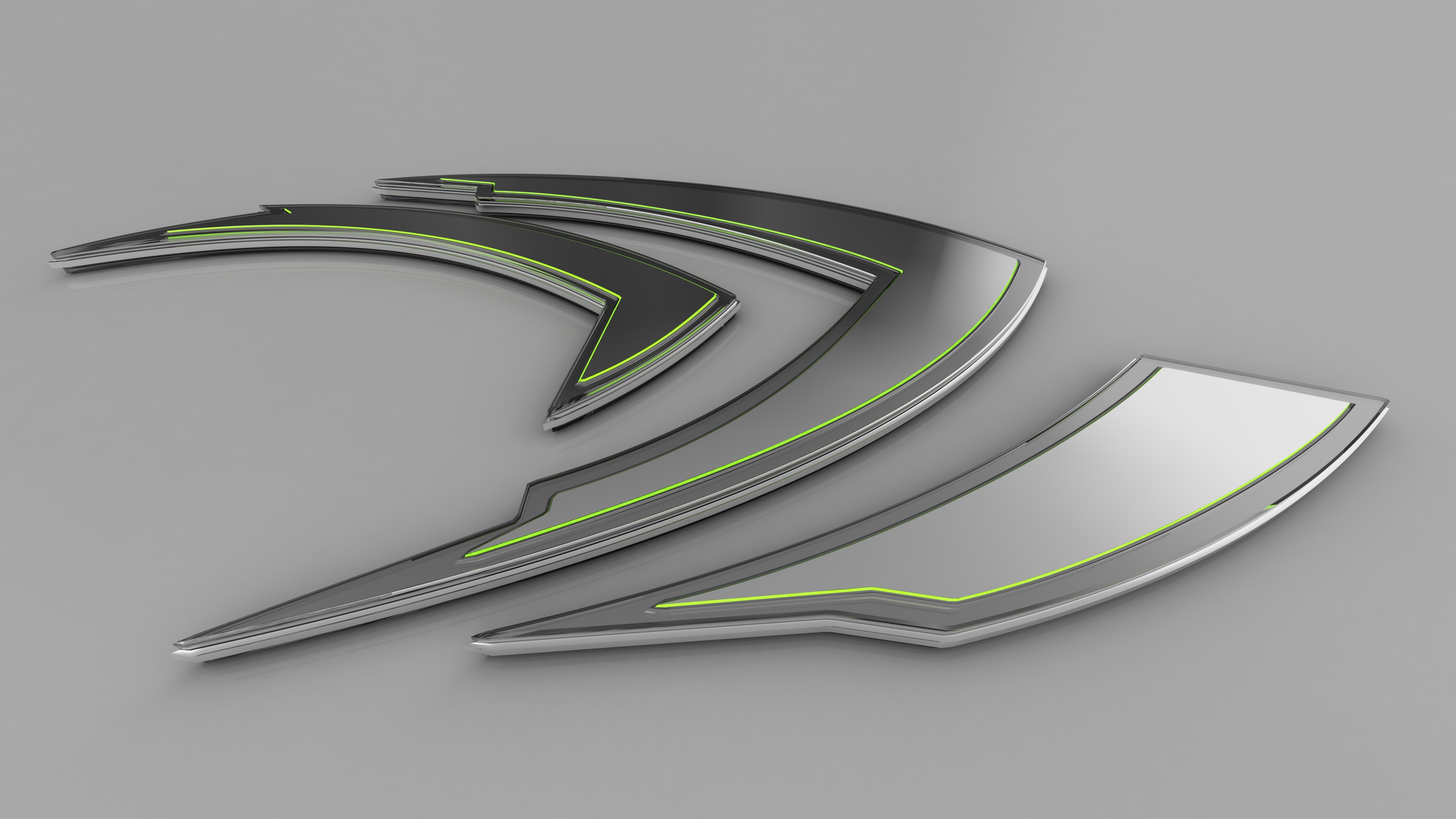 Nvidia logo 4K HD Wallpaper
