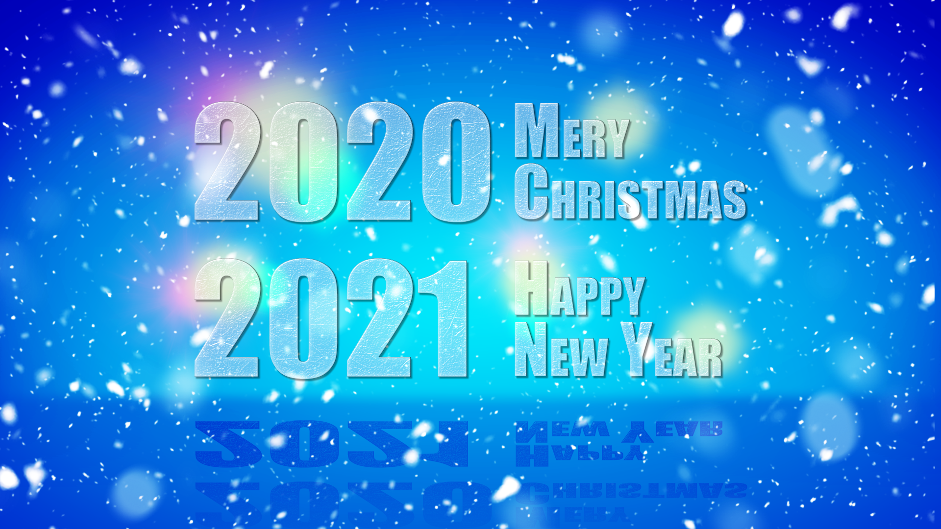 Merry Christmas and Happy New Year 2021 HD Wallpaper